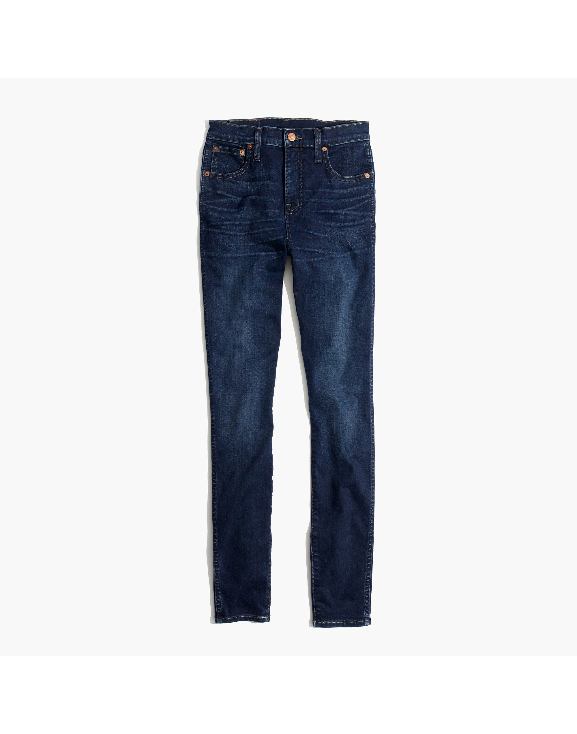 10" High-Rise Skinny Jeans in Hayes Wash