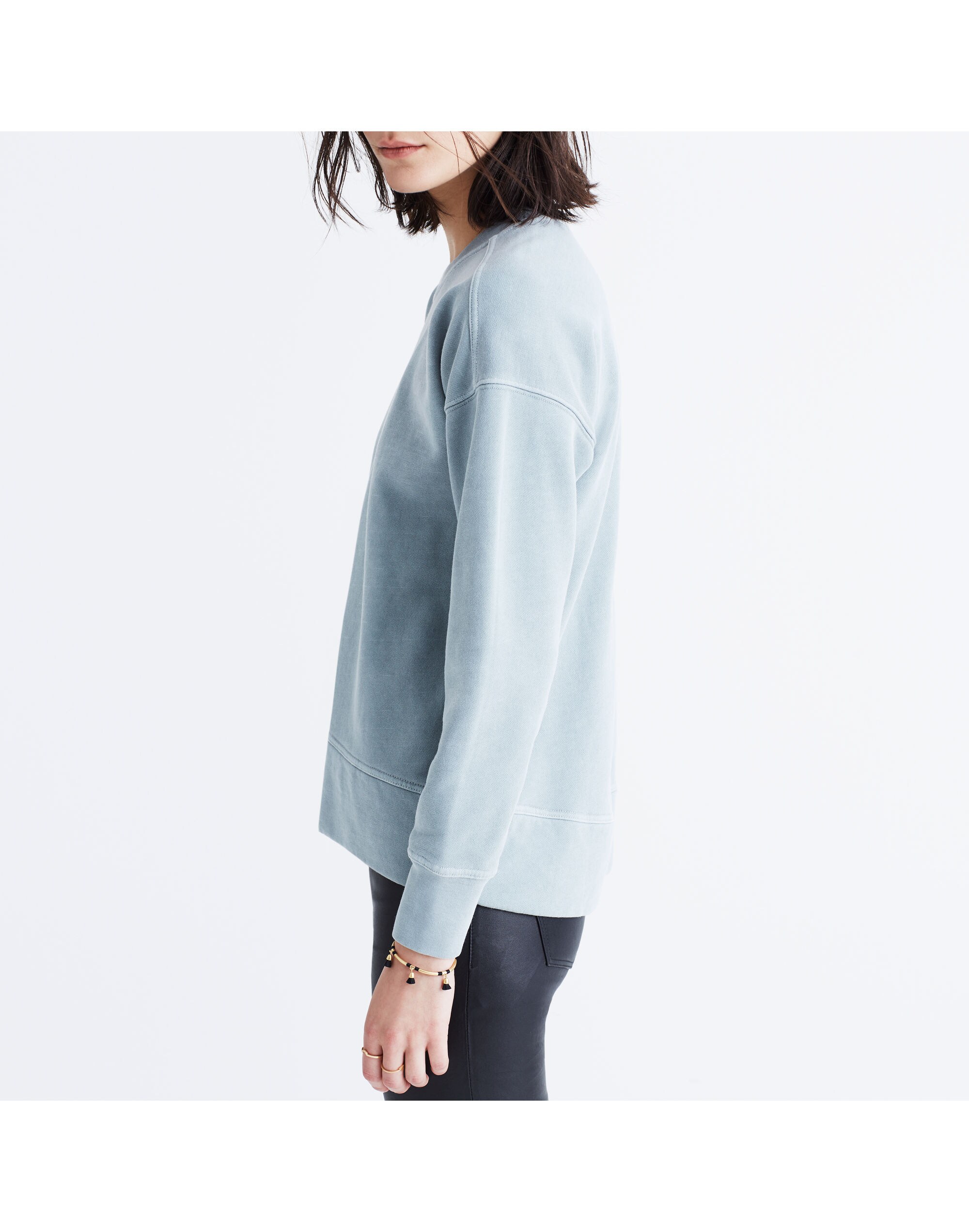 shuffle garment-dyed sweatshirt