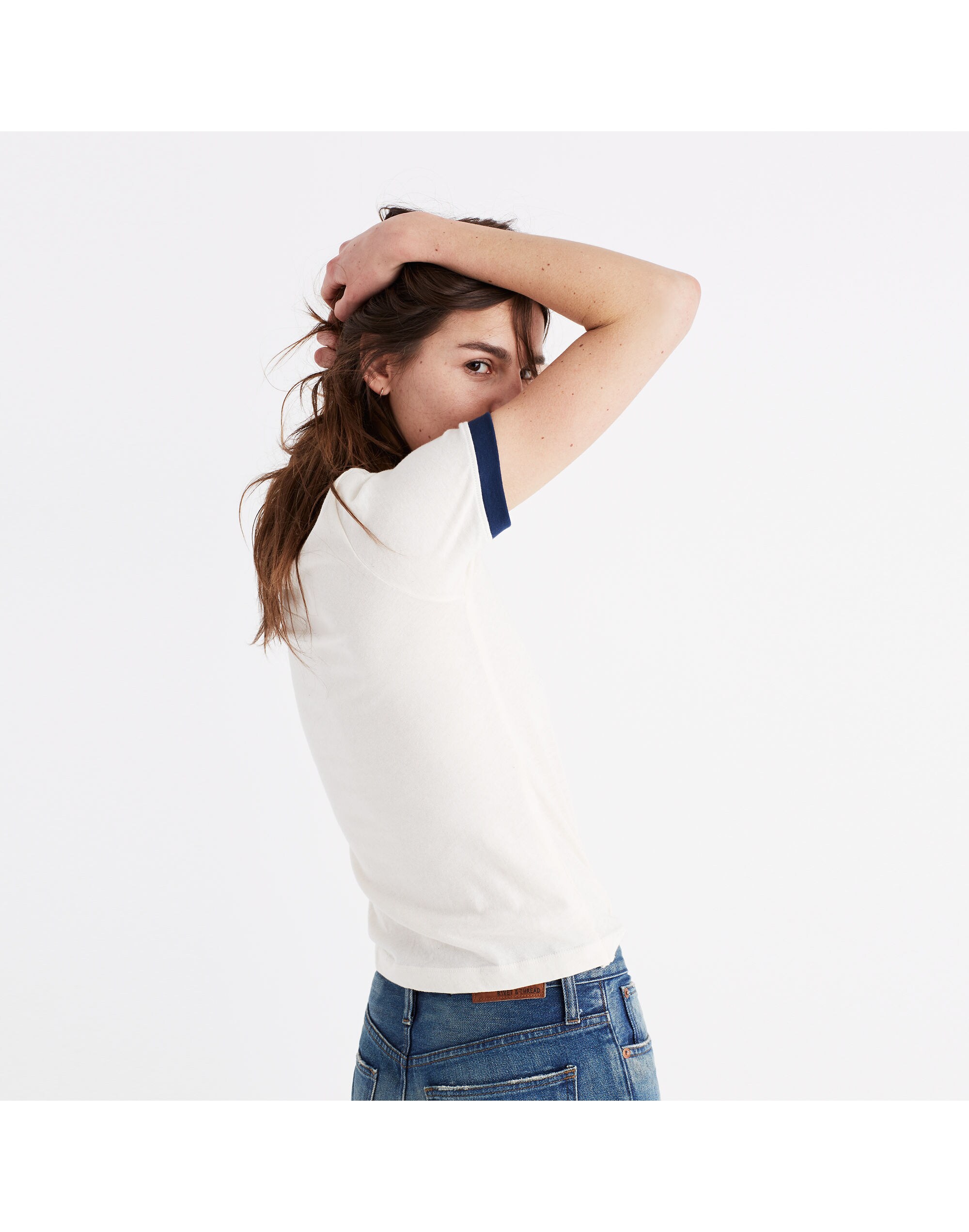 Rivet &amp; Thread Ringer Tee in Vintage Linen