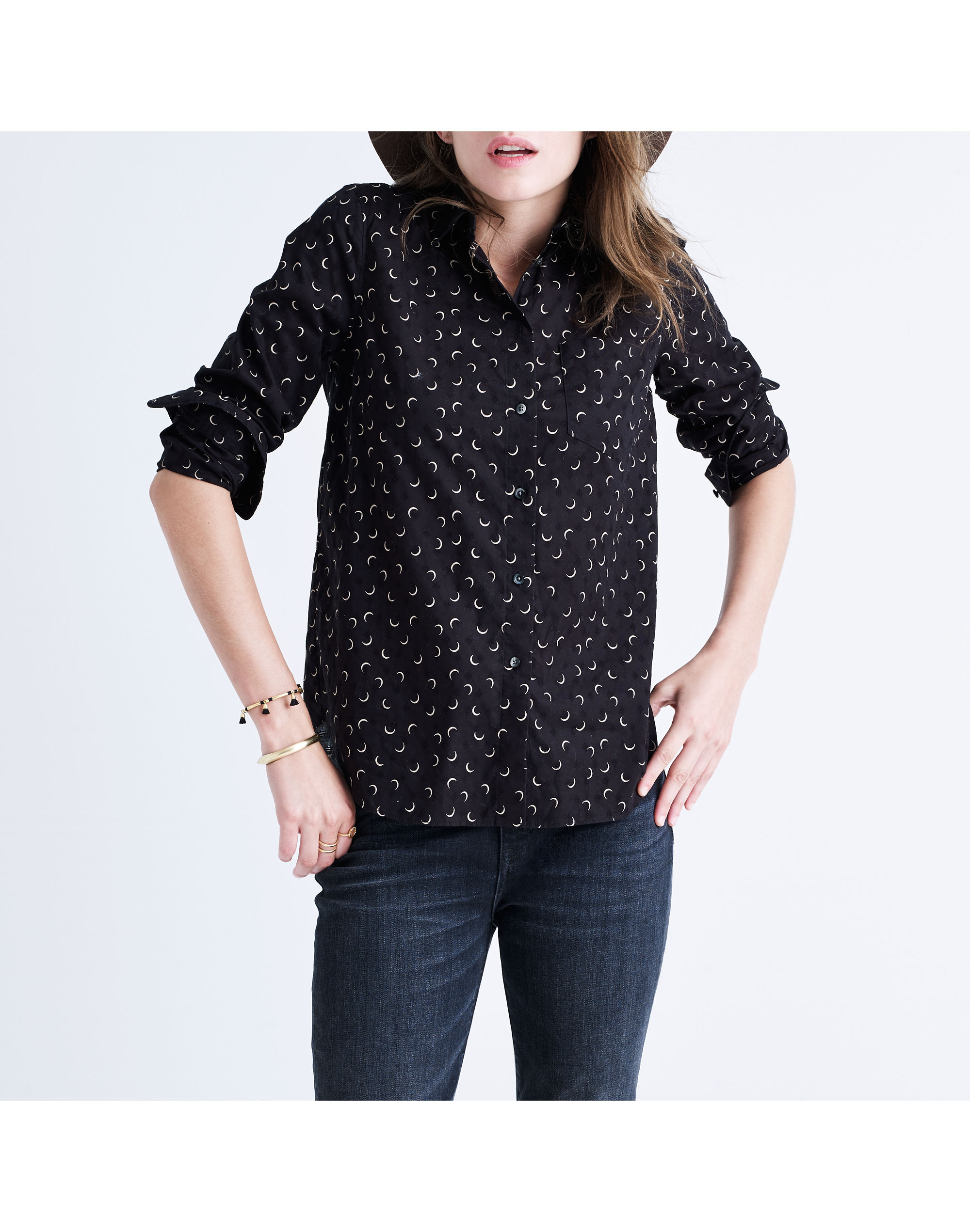 shrunken ex-boyfriend shirt in crescent moon