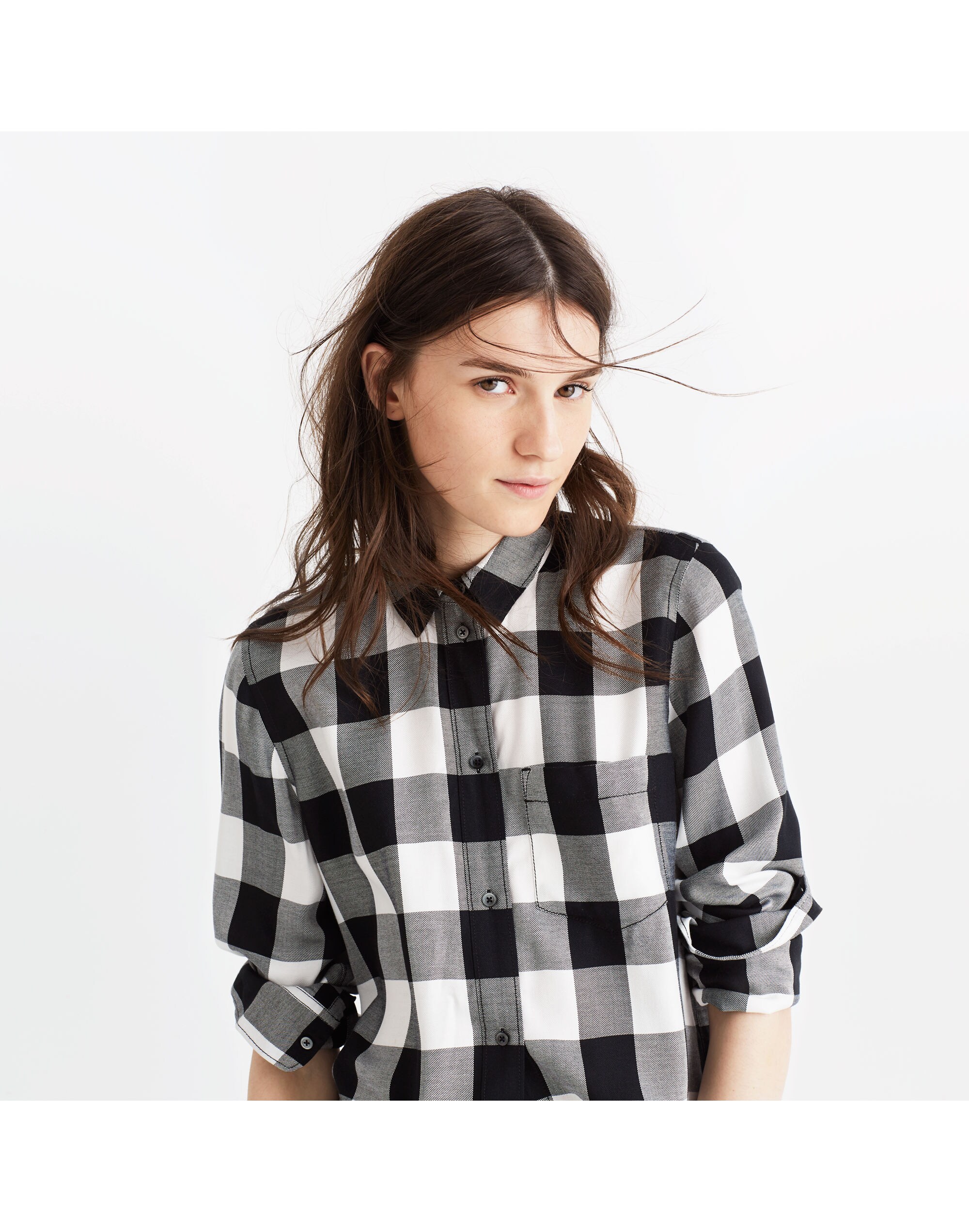 Slim Ex-Boyfriend Shirt in Buffalo Check