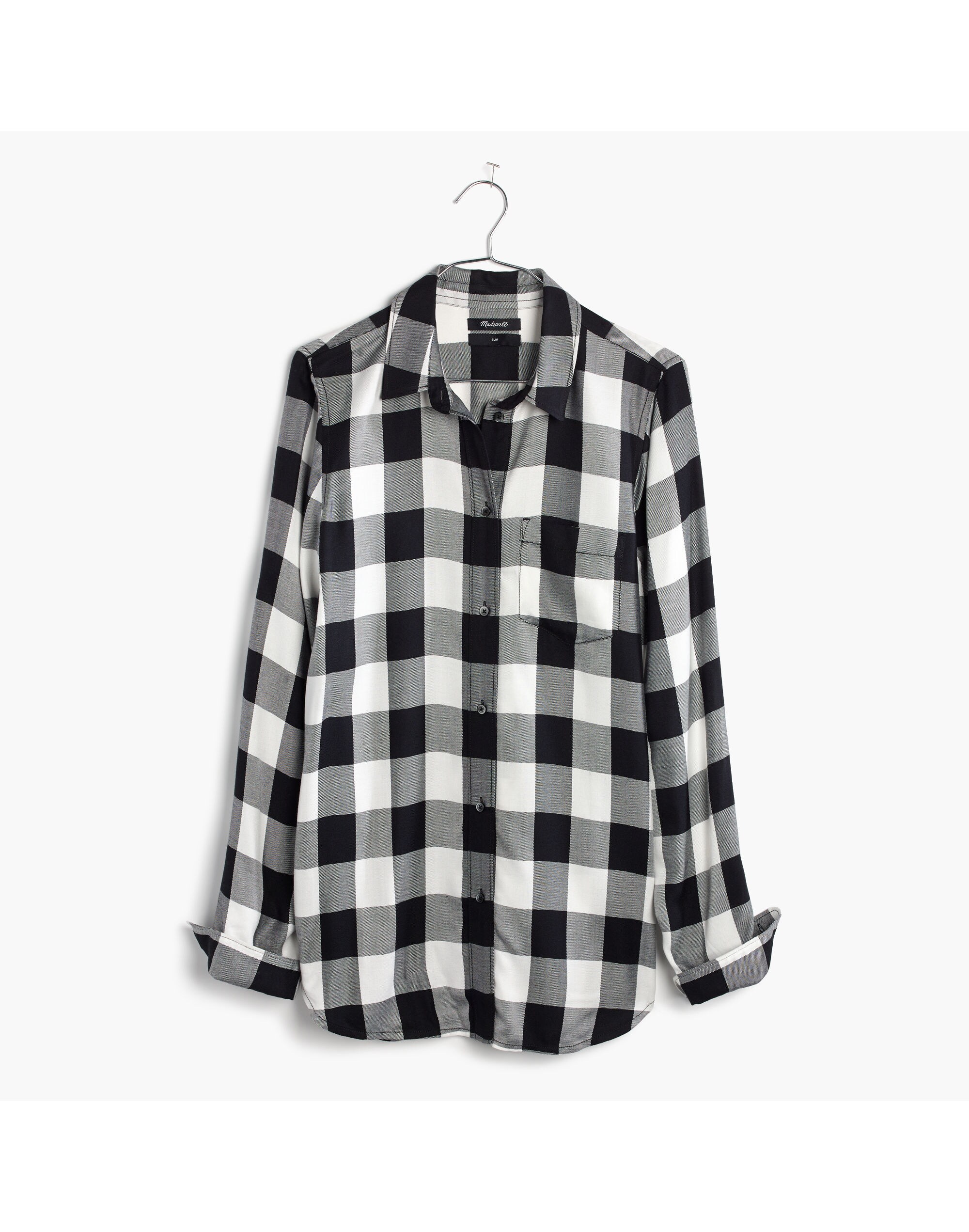 Slim Ex-Boyfriend Shirt in Buffalo Check