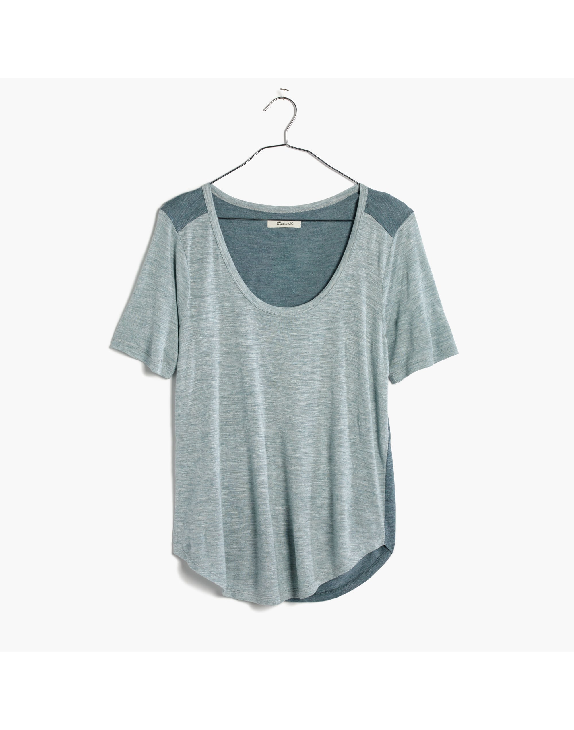 Anthem Scoop Elbow-Sleeve Tee in Colorblock