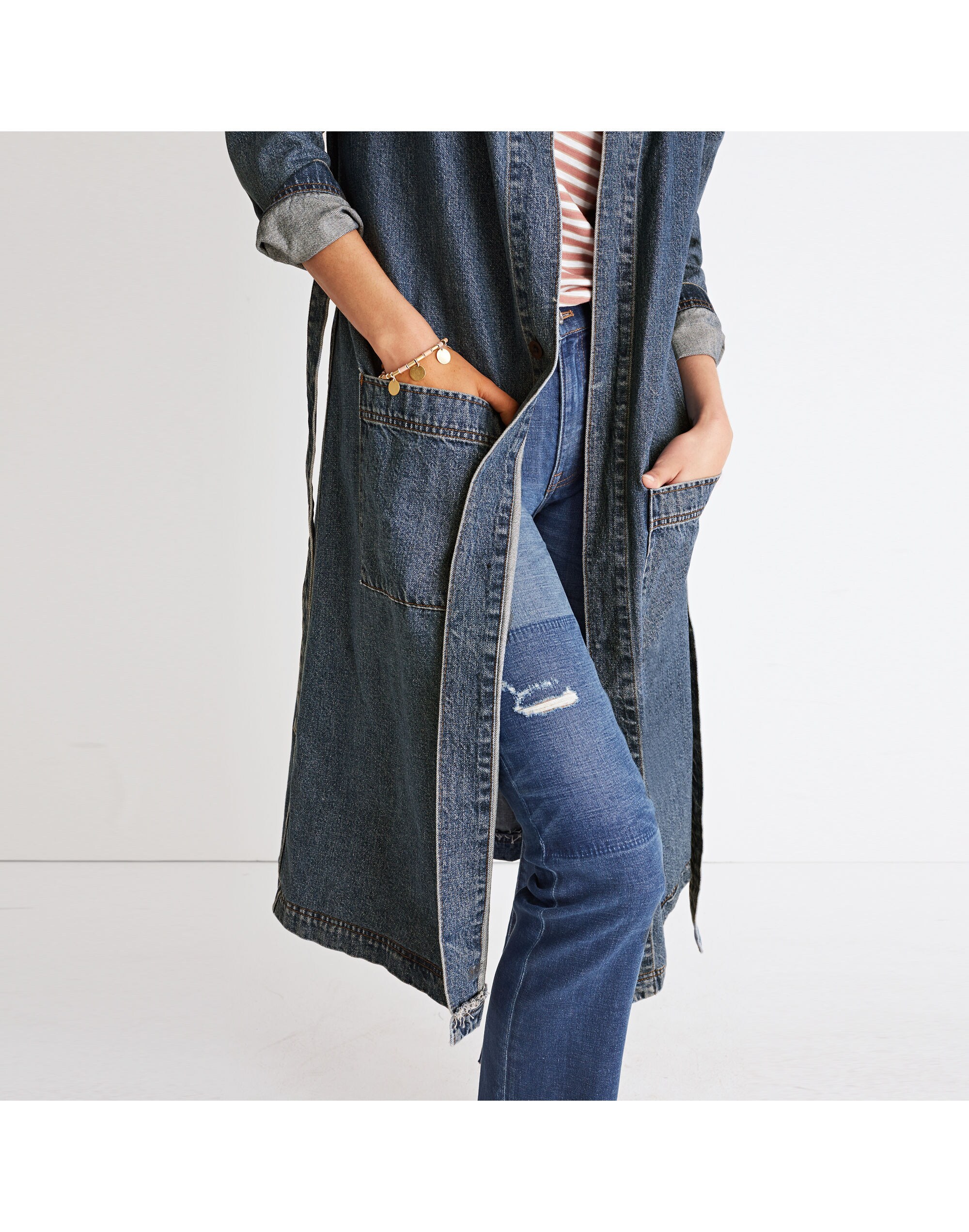 Denim Duster Coat