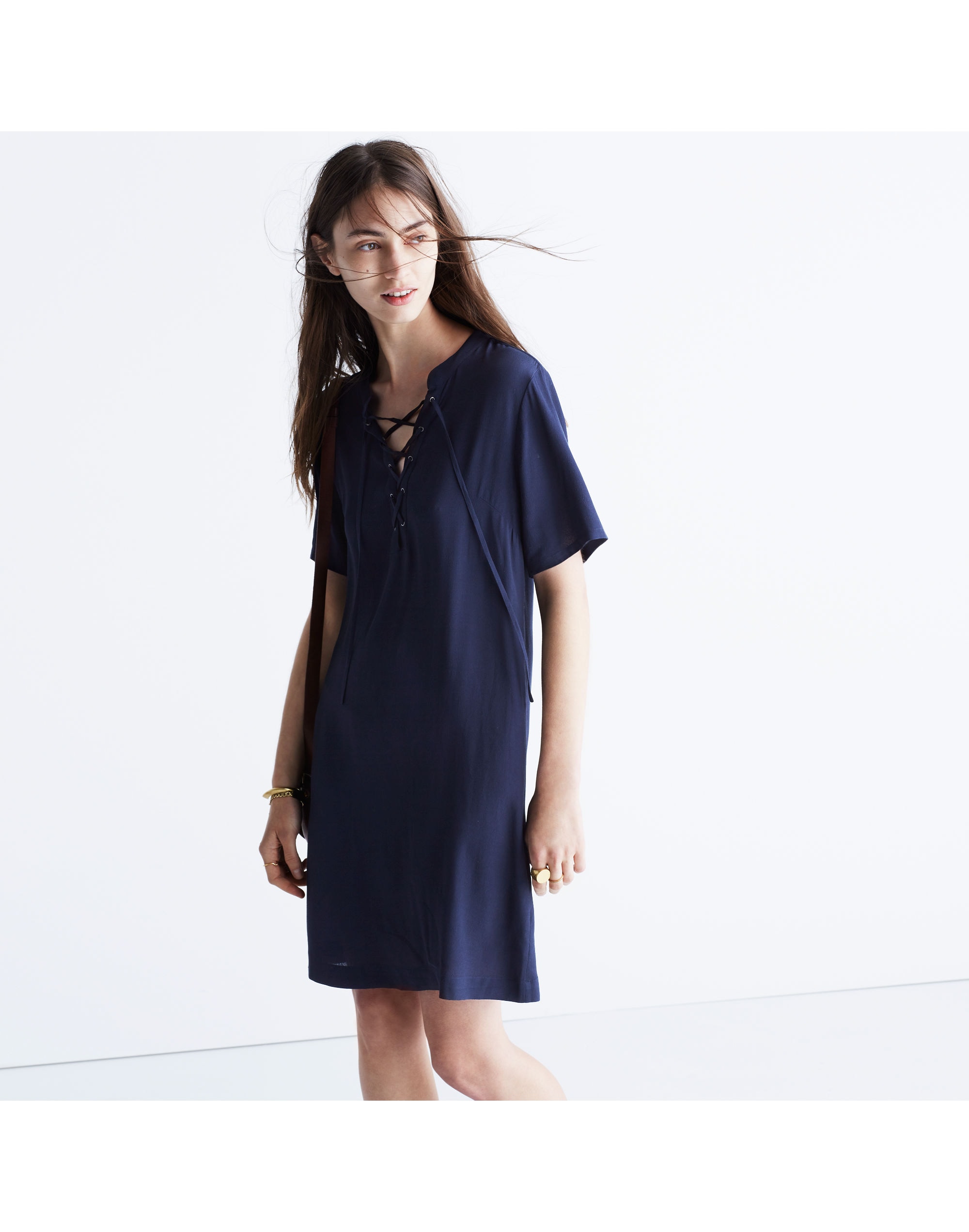 novella lace-up dress
