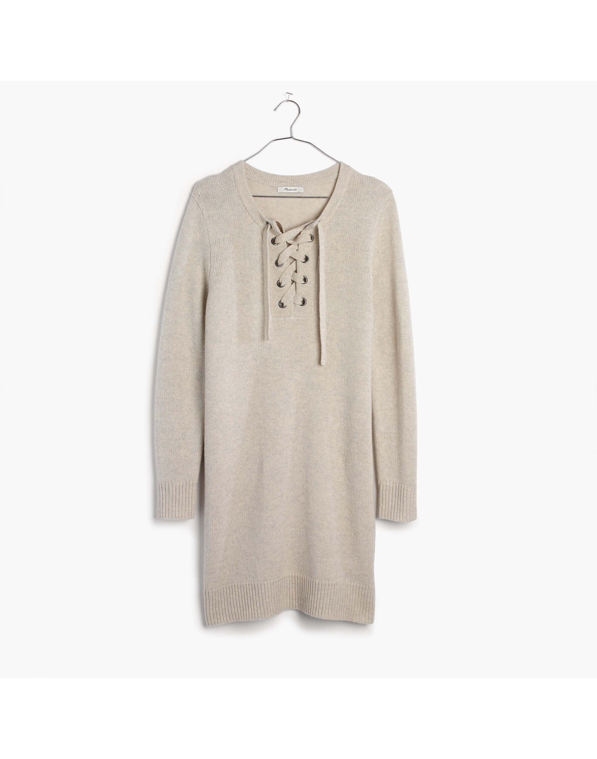 Lace-Up Sweater-Dress