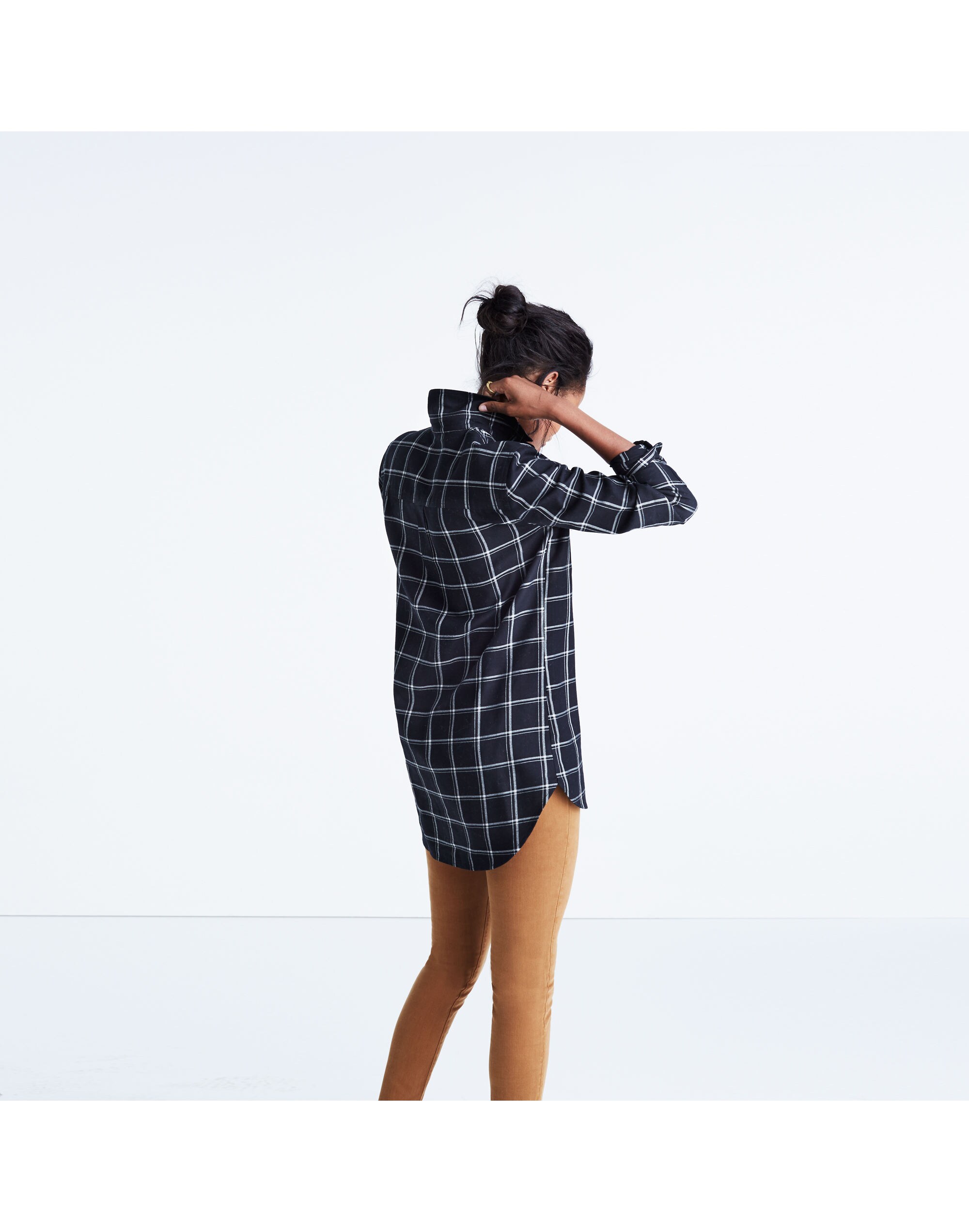 Classic Ex-Boyfriend Shirt in Windowpane Plaid