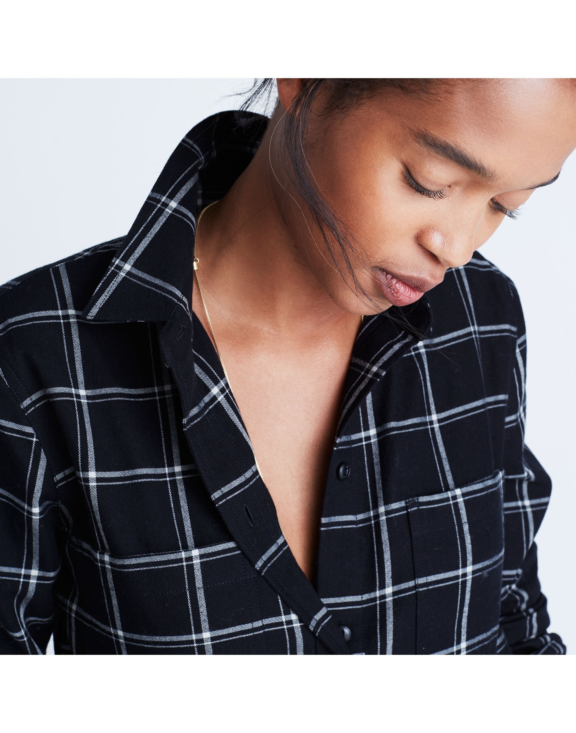 Classic Ex-Boyfriend Shirt in Windowpane Plaid