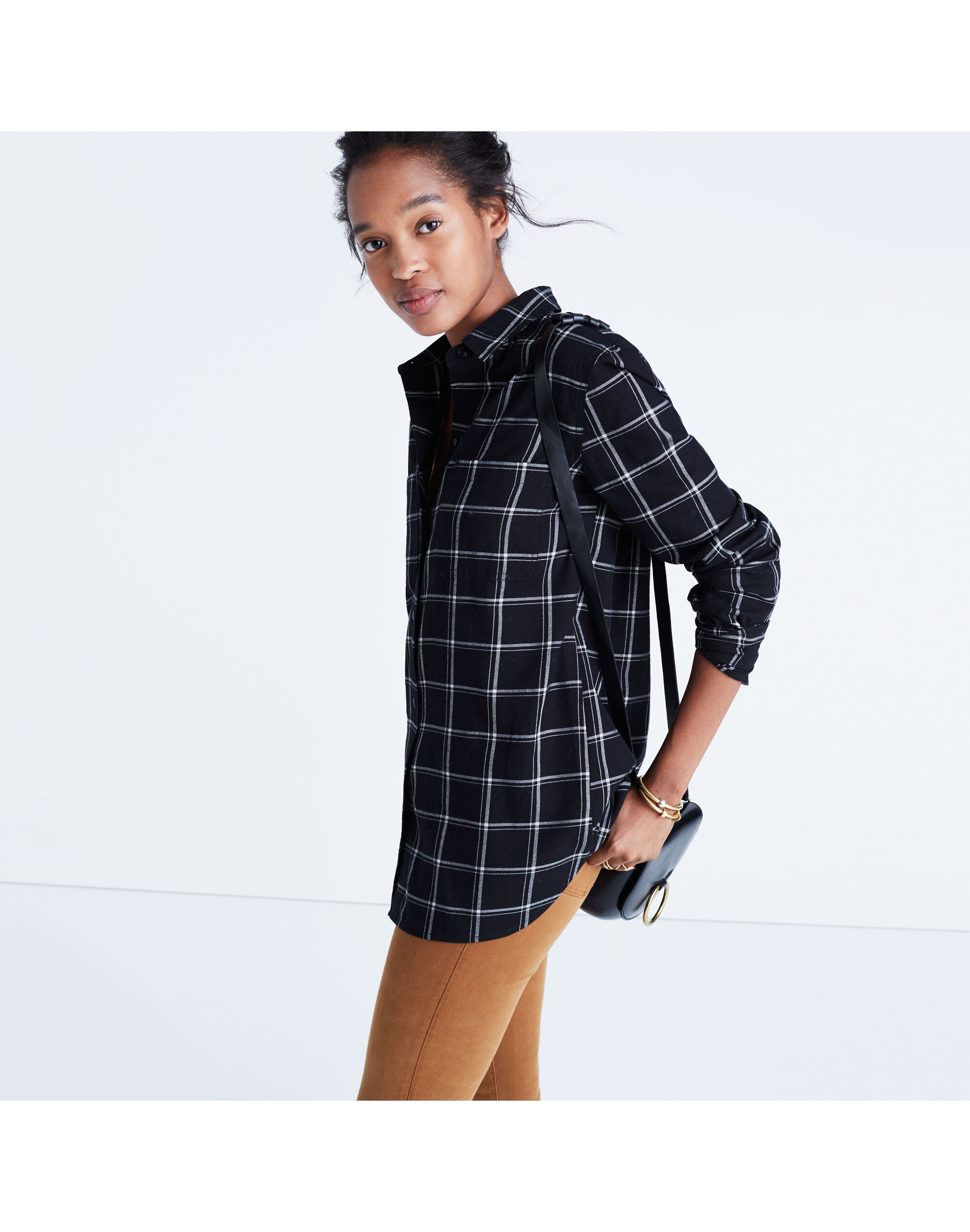 Classic Ex-Boyfriend Shirt in Windowpane Plaid