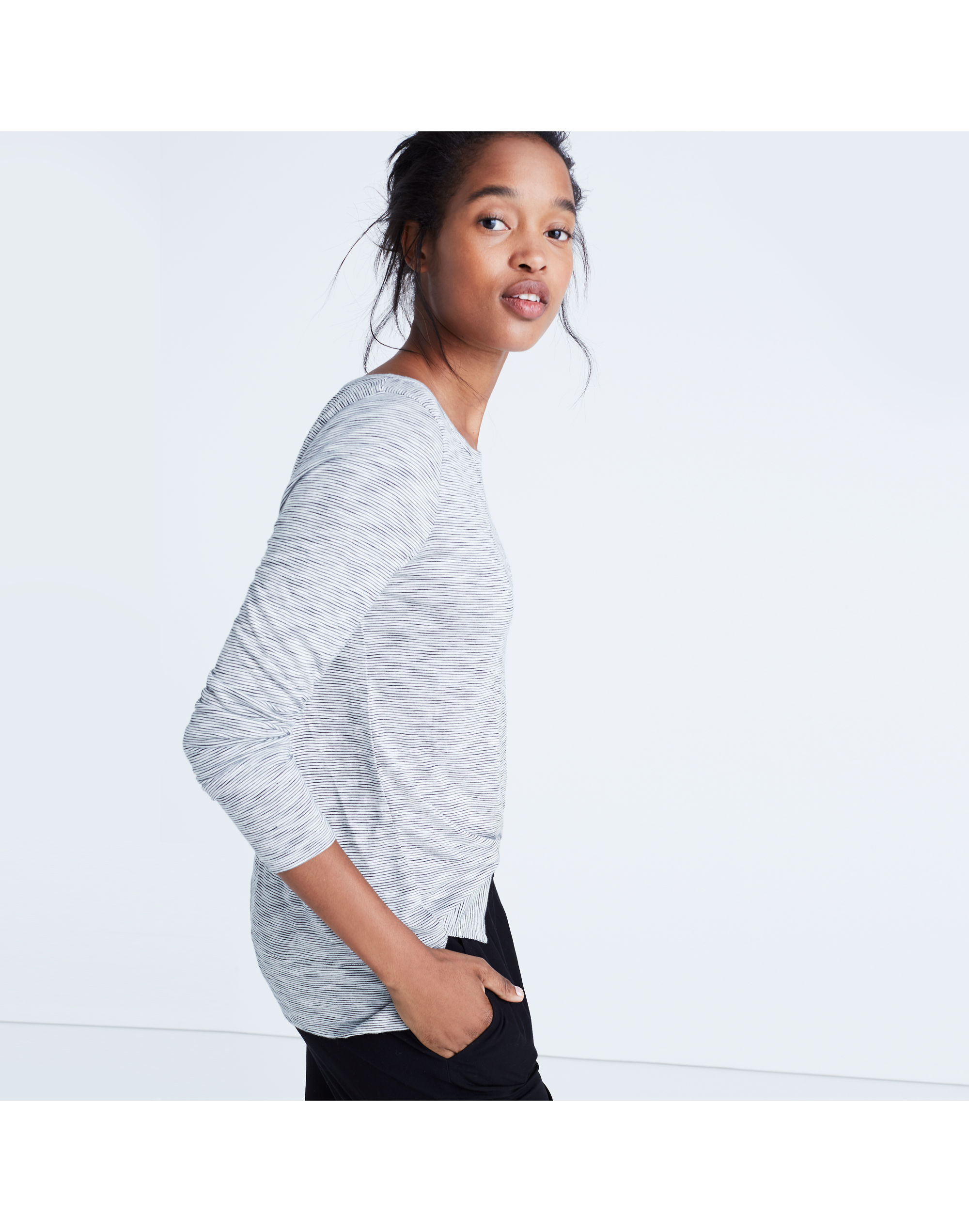 Anthem Boatneck Tee in Dewitt Stripe