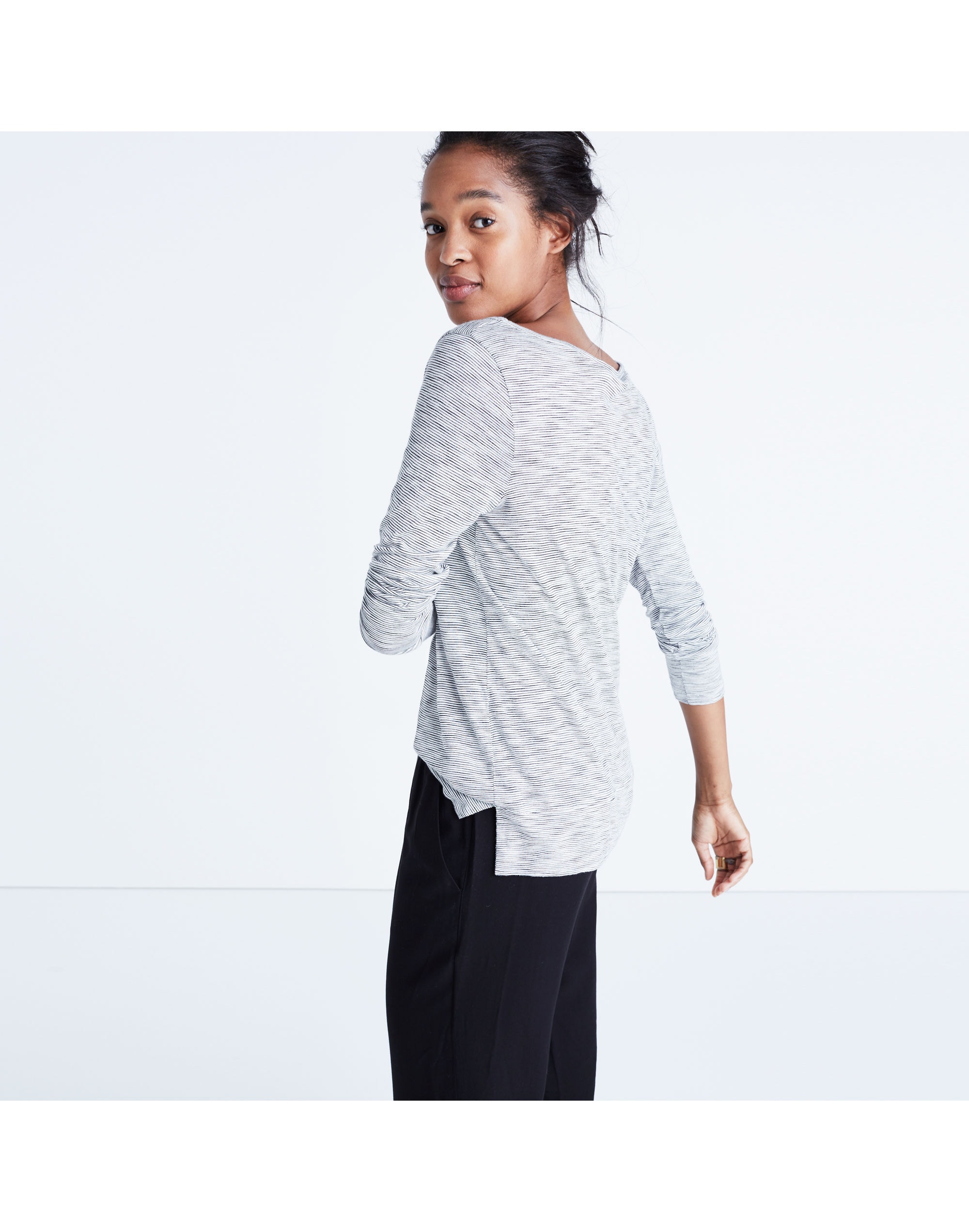 Anthem Boatneck Tee in Dewitt Stripe