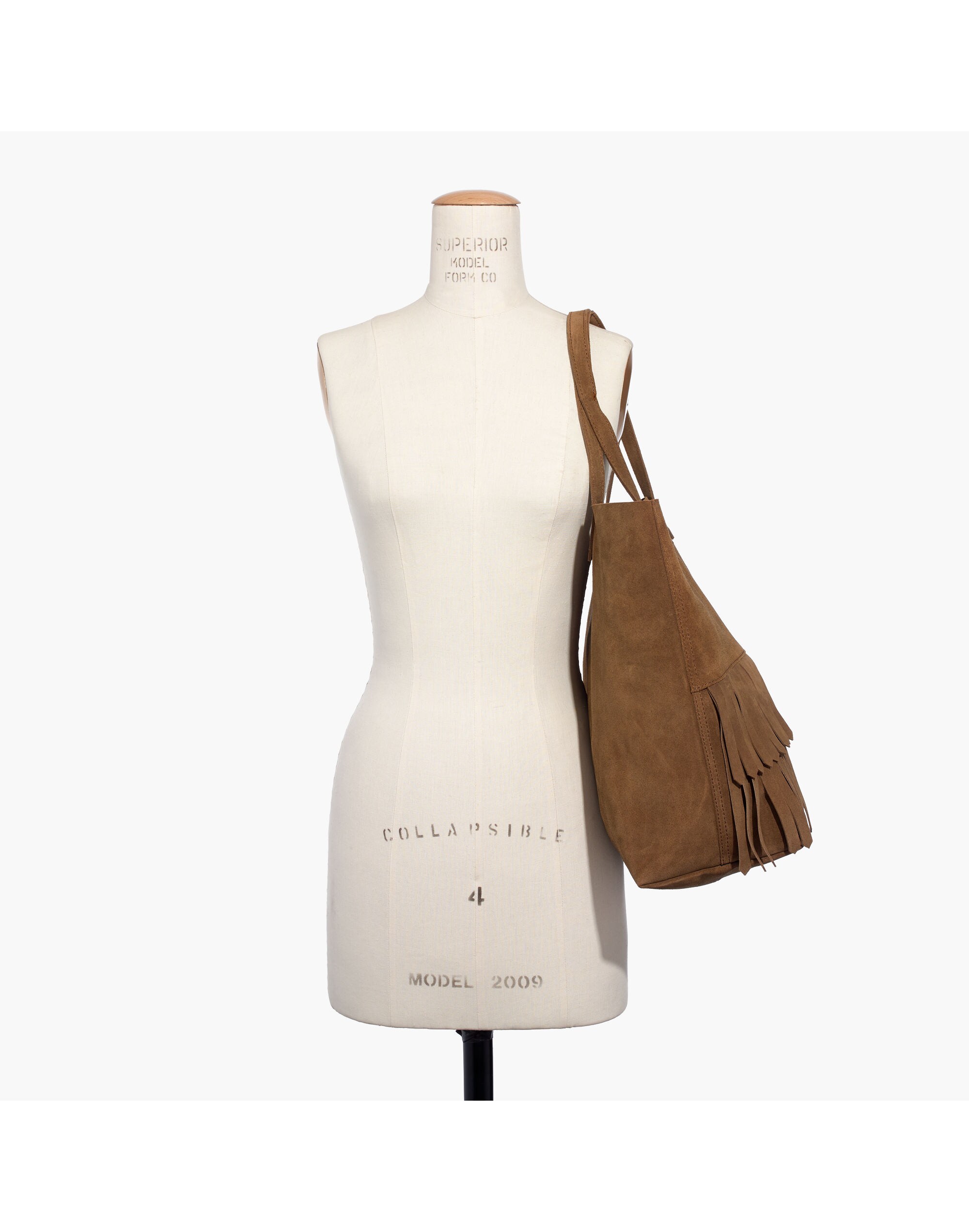 The Transport Tote: Suede Fringe Edition