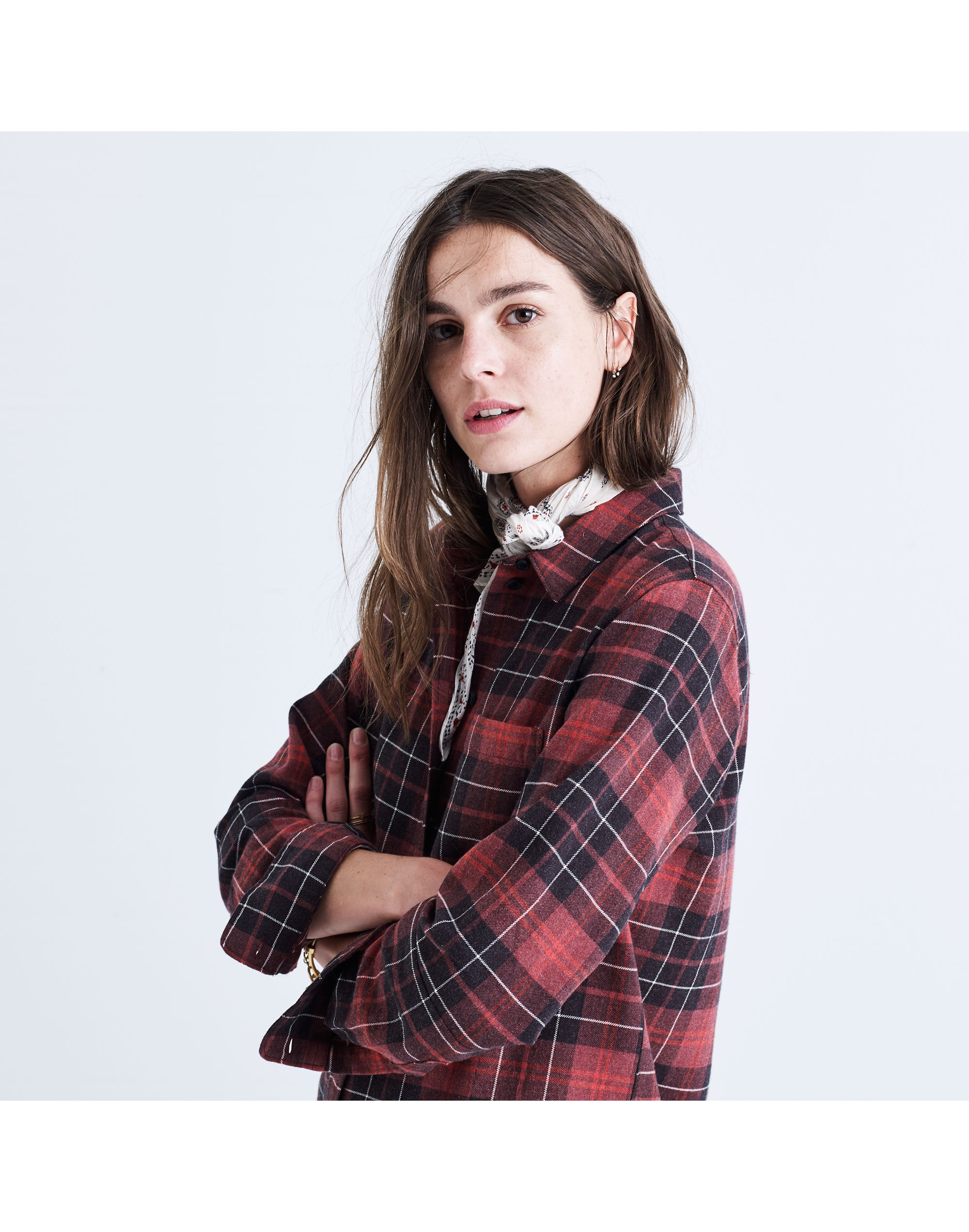 Flannel Slim Ex-Boyfriend Shirt in Winslow Plaid