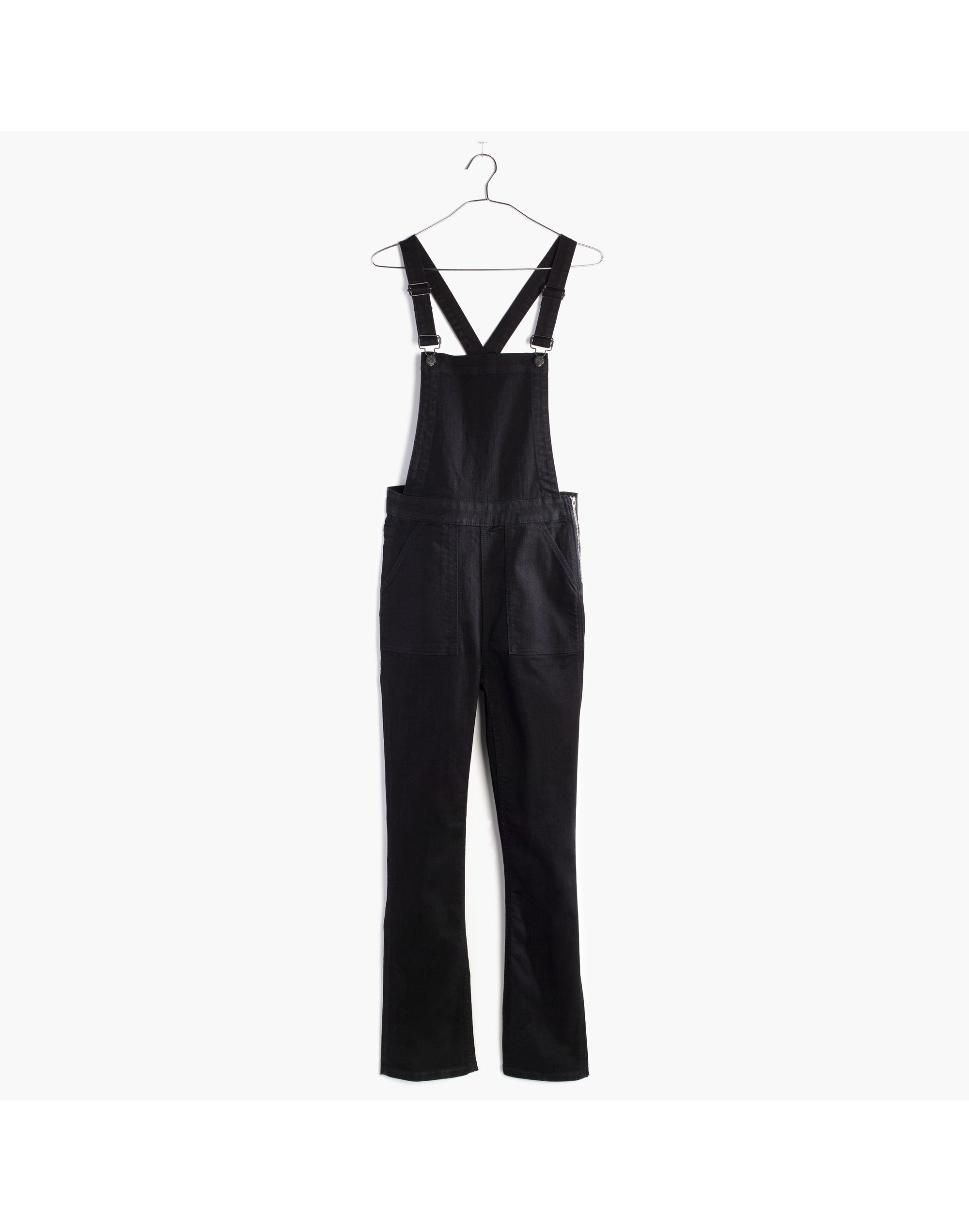 Cali Demi-Boot Overalls in Black Frost