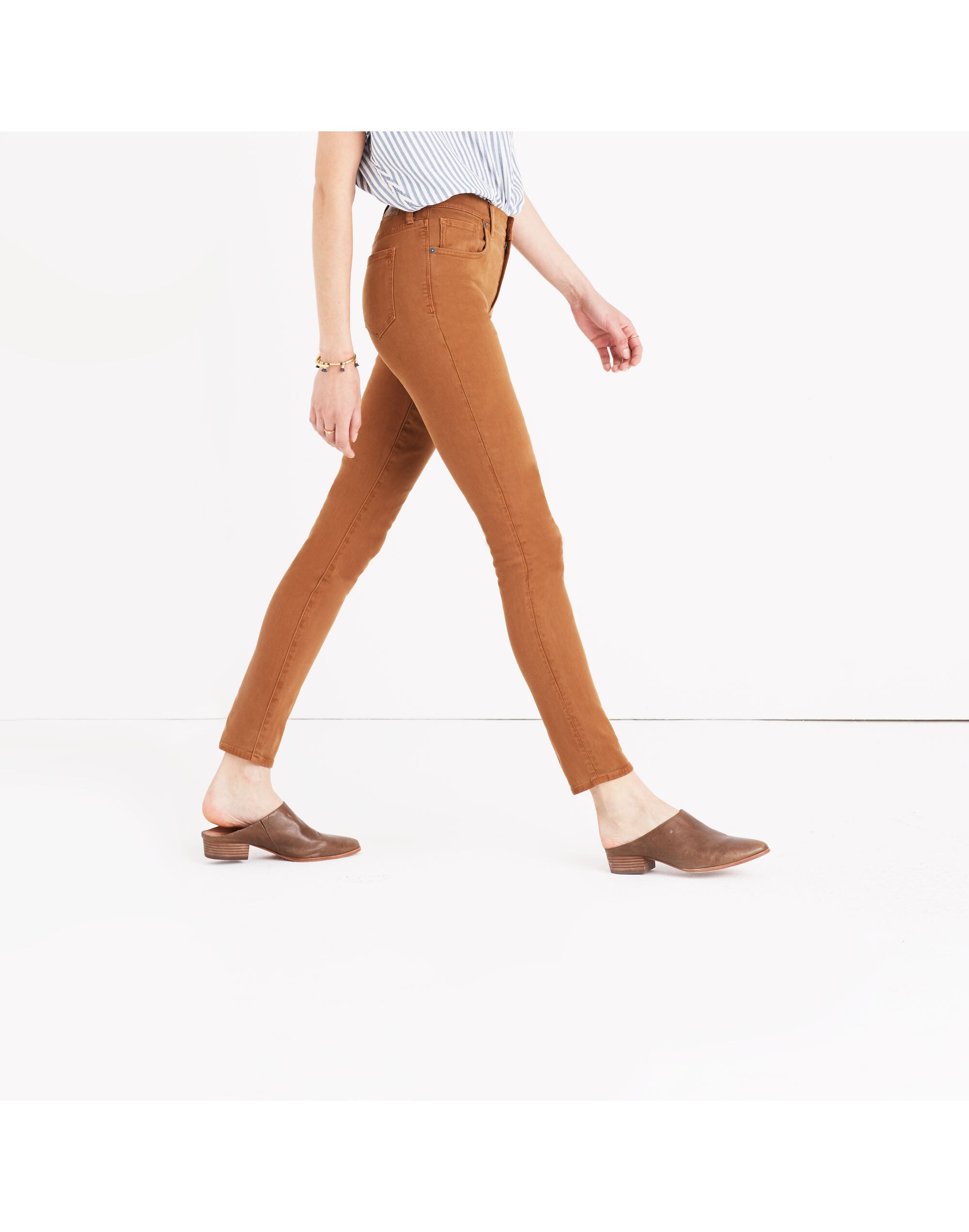 Taller 9" High-Rise Skinny Jeans: Garment-Dyed Edition