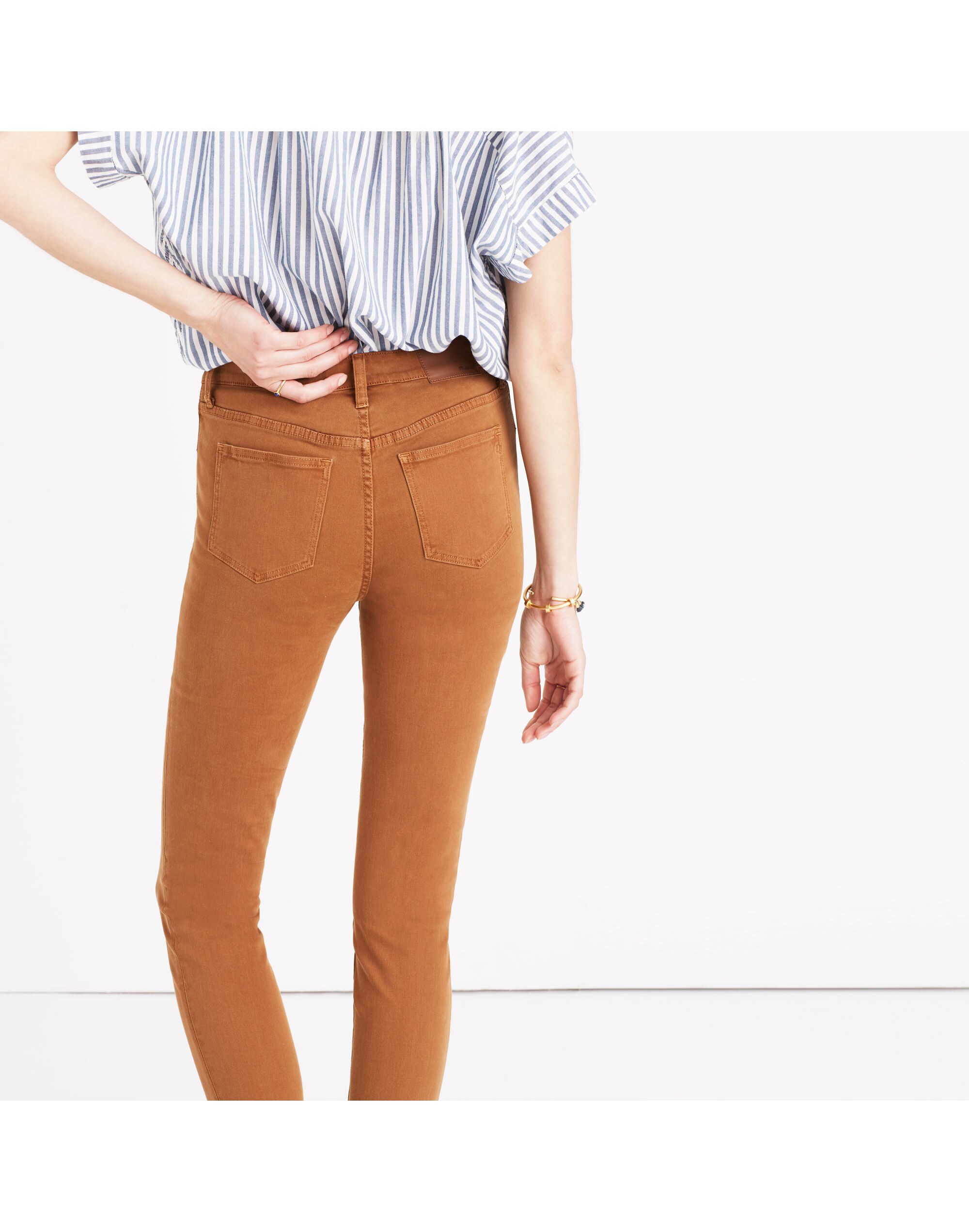 Taller 9" High-Rise Skinny Jeans: Garment-Dyed Edition