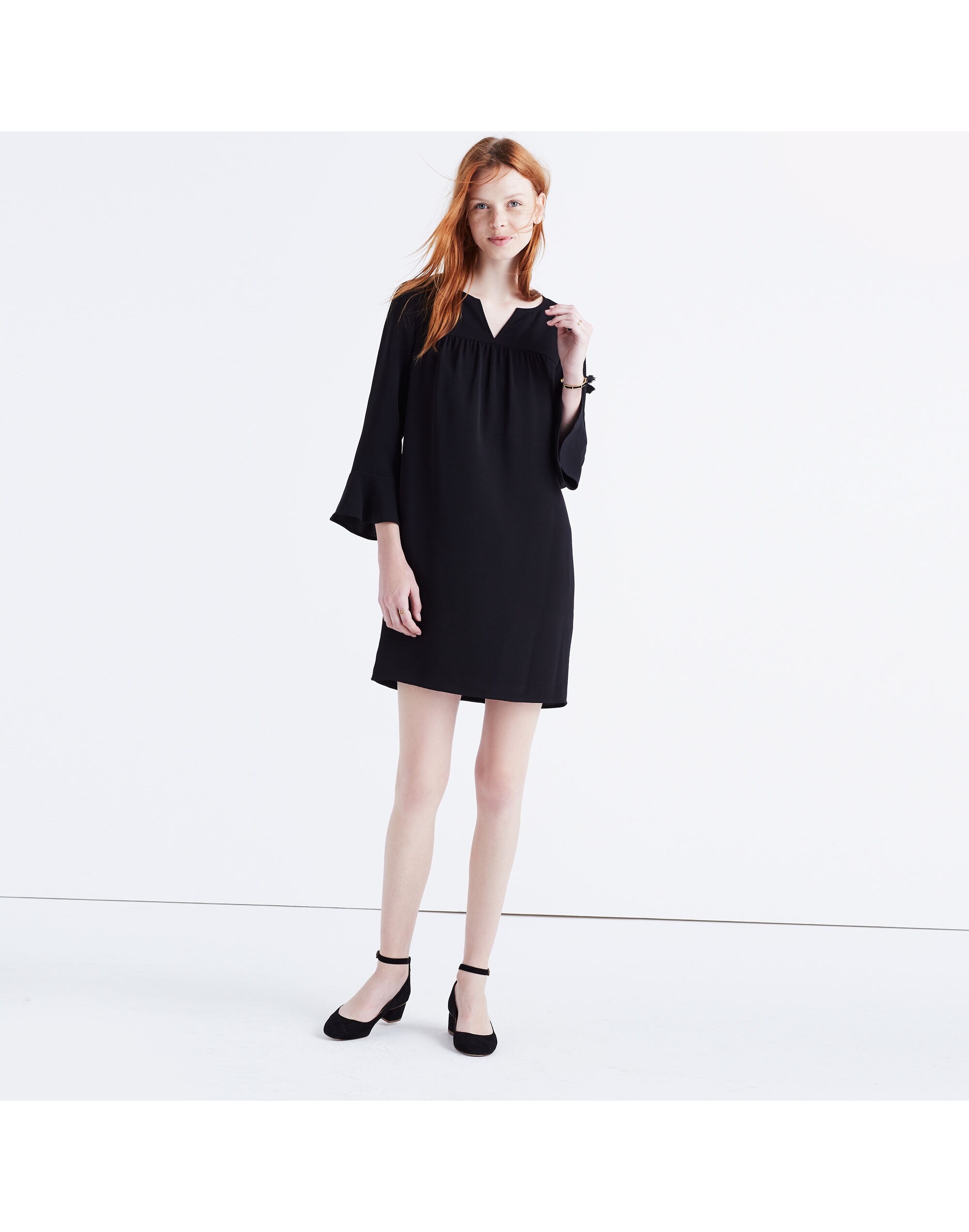 Starland Bell-Sleeve Dress