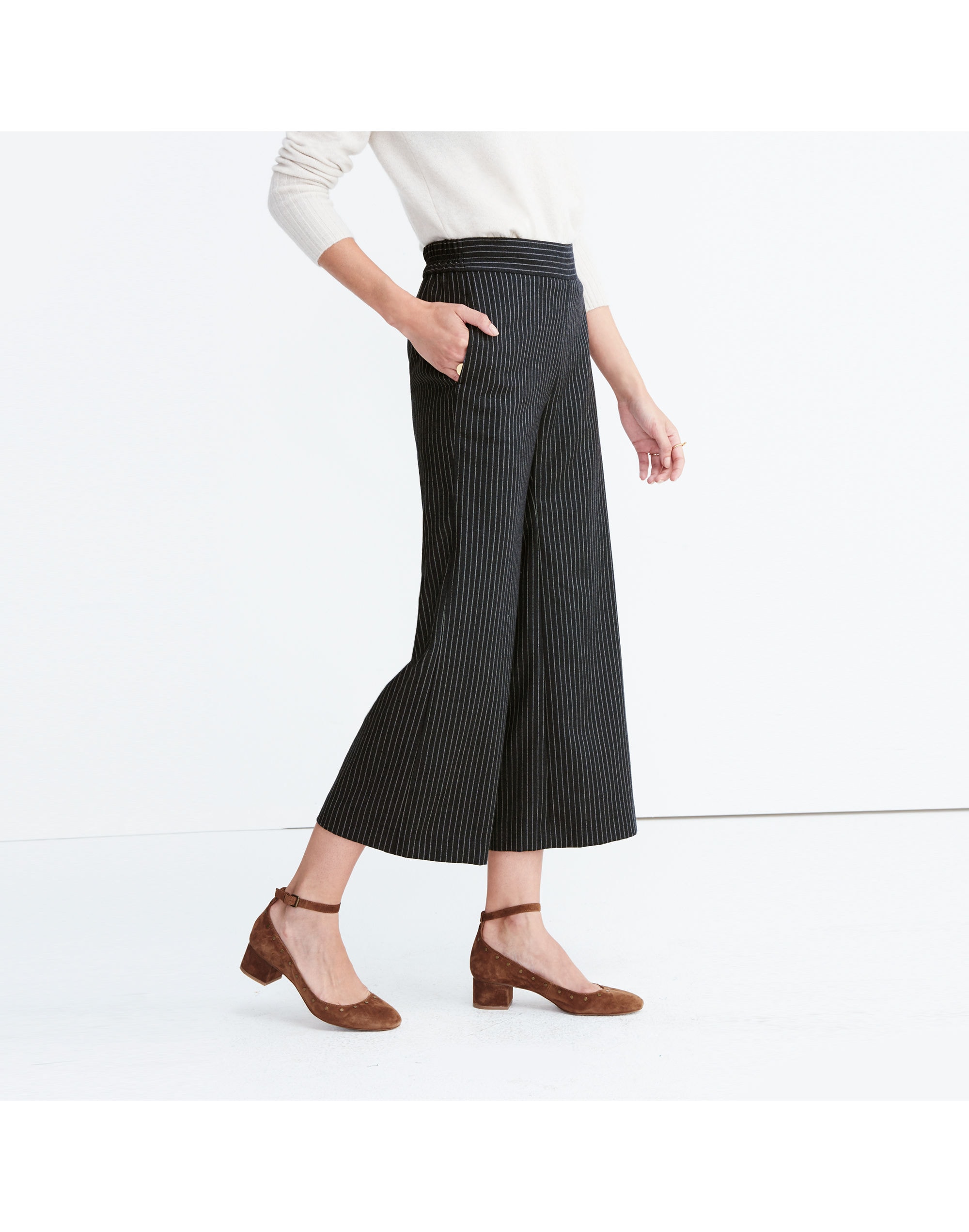 Bryant Wide-Leg Pants in Gemma Stripe