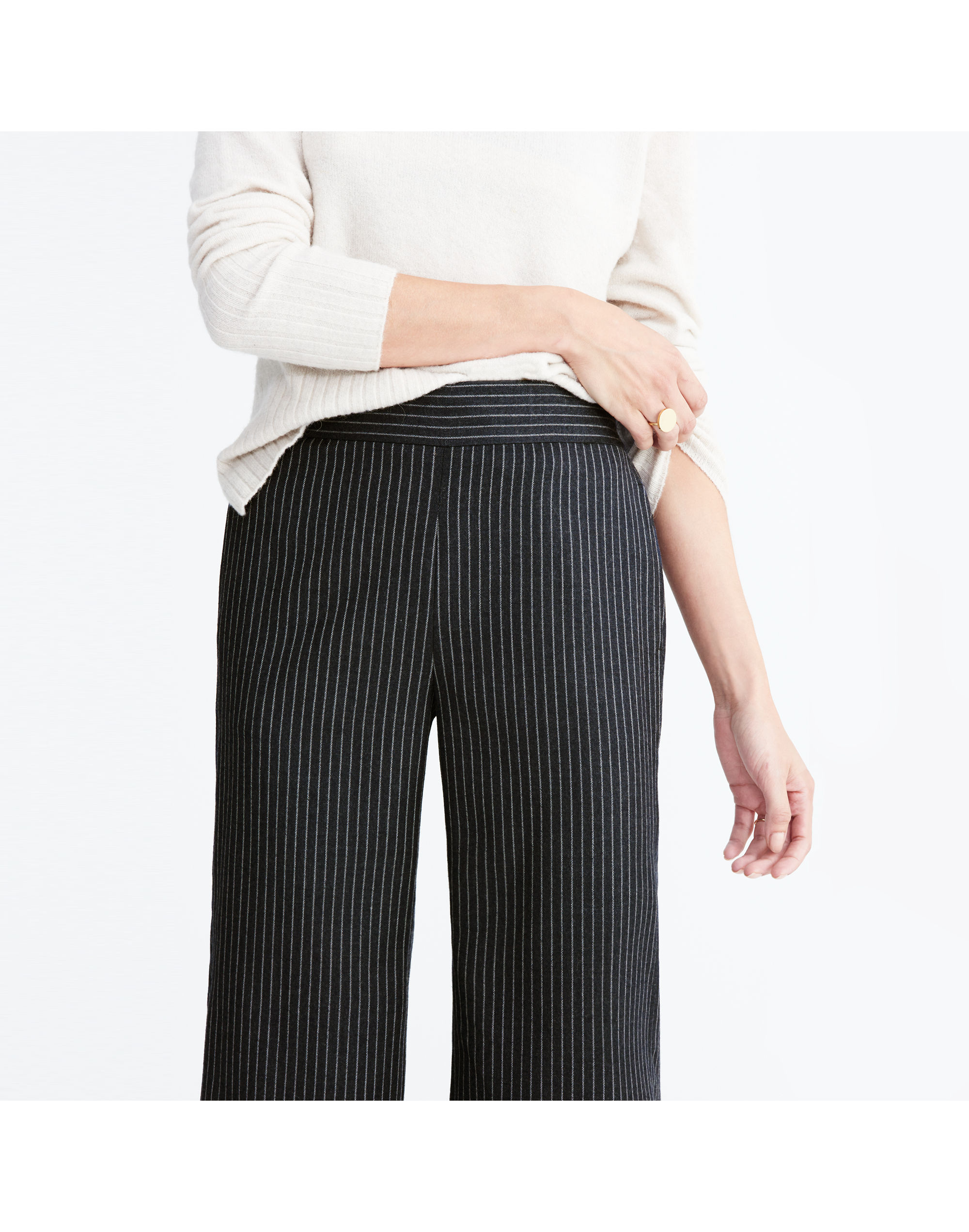 Bryant Wide-Leg Pants in Gemma Stripe