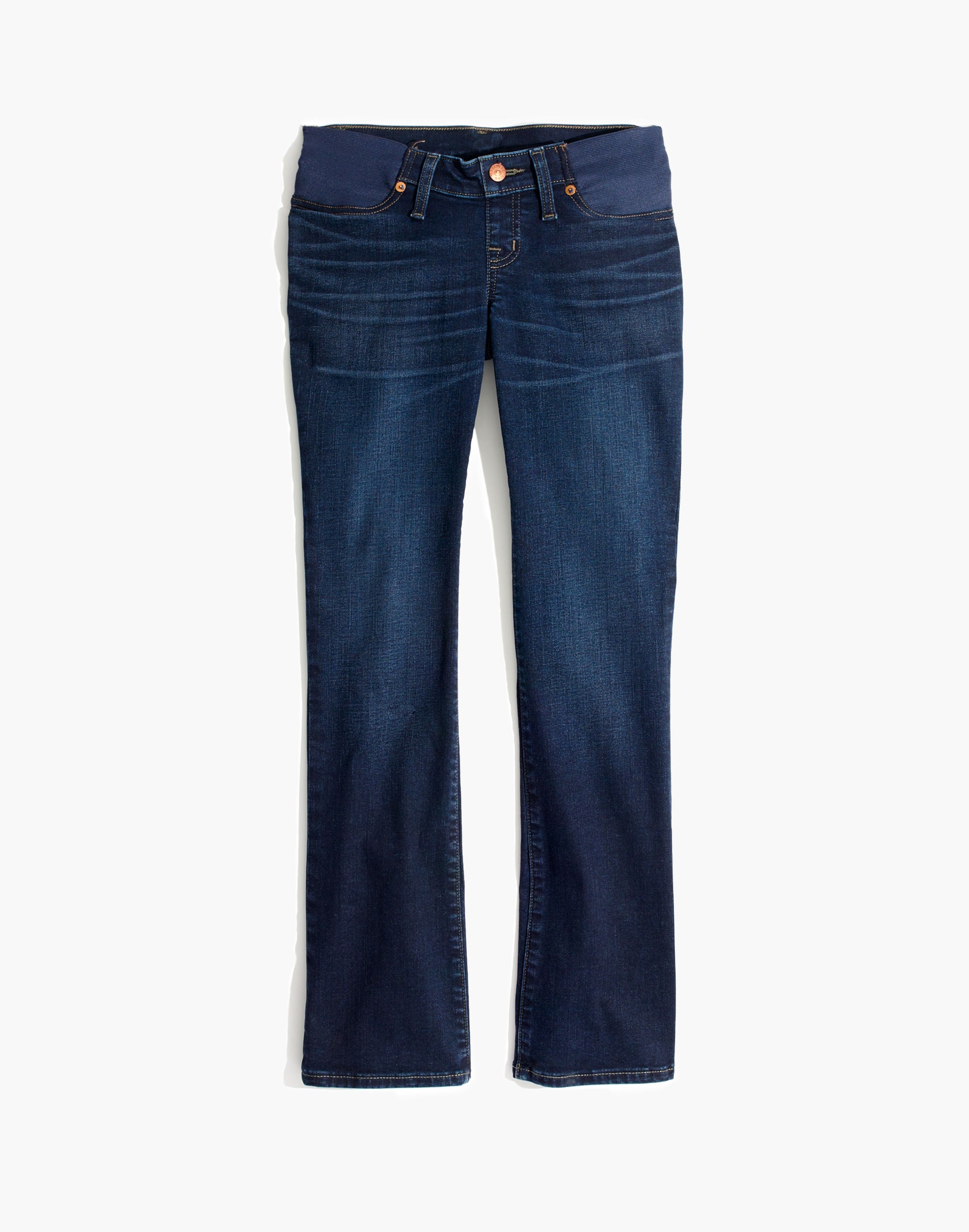 Maternity Cali Demi-Boot Jeans in Hayes Wash