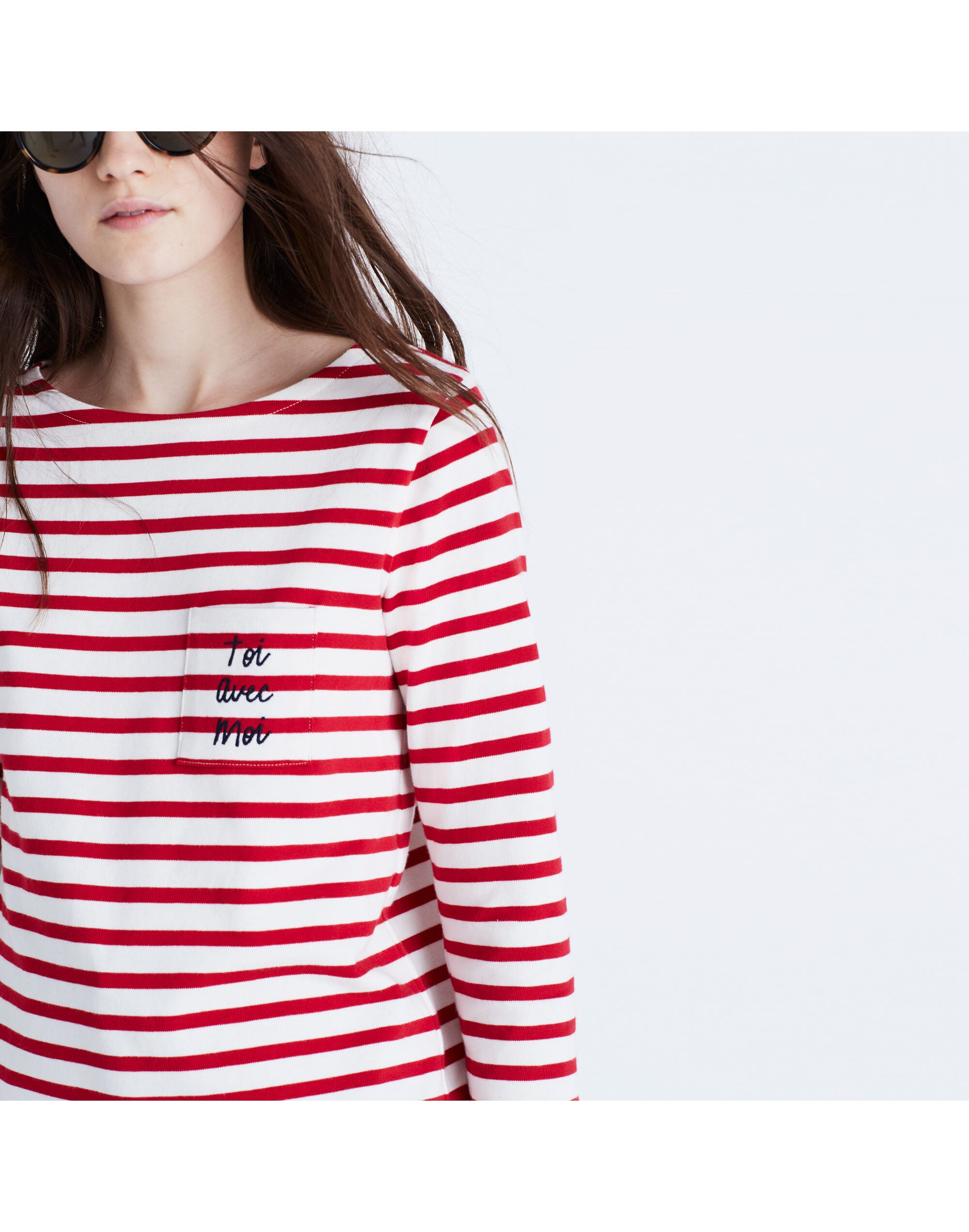Madewell et S&eacute;zane&reg; Toi Avec Moi Long-Sleeve Tee