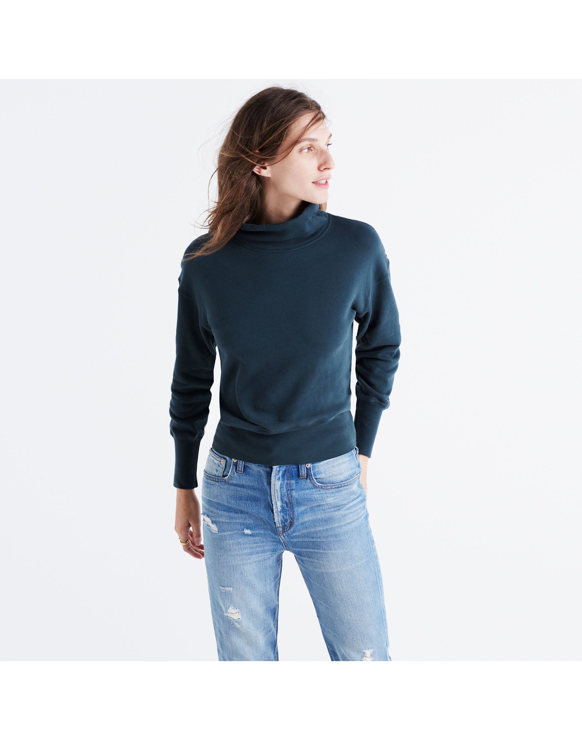 Rivet &amp; Thread LA Turtleneck Sweatshirt: Garment-Dyed Edition