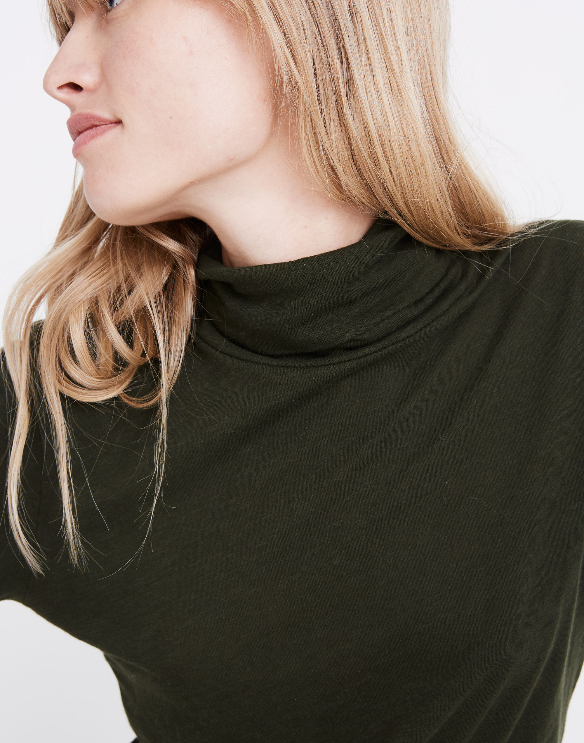 Whisper Cotton Turtleneck