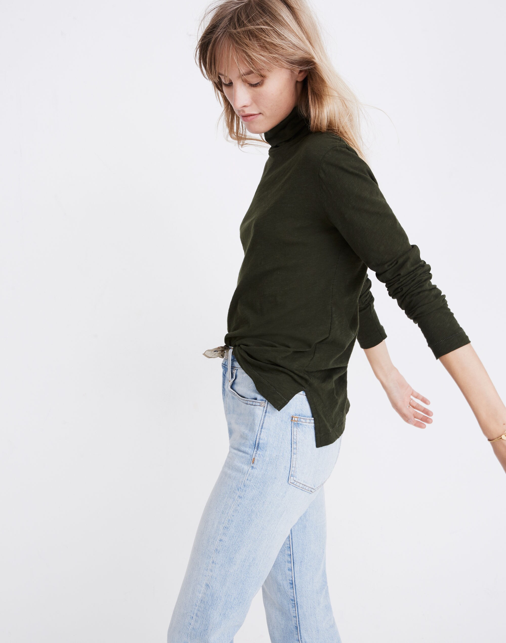 Whisper Cotton Turtleneck