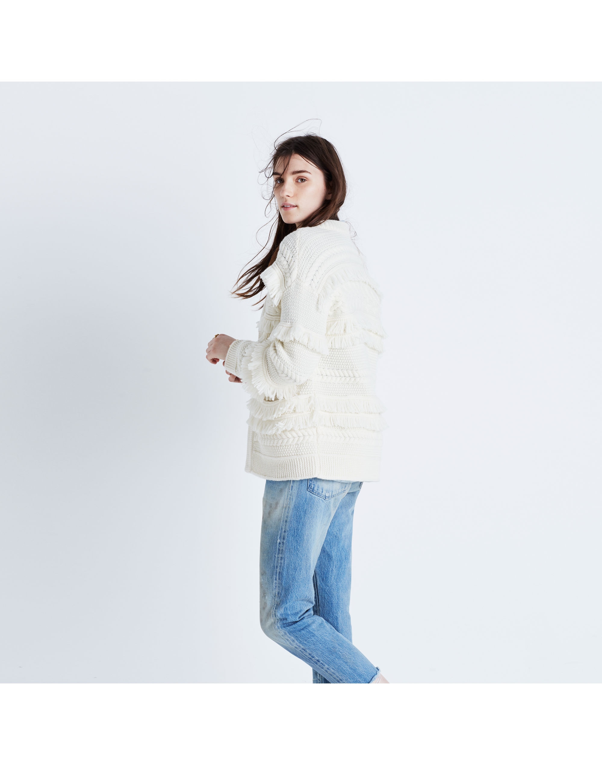 Desert Valley Fringe Cardigan Sweater