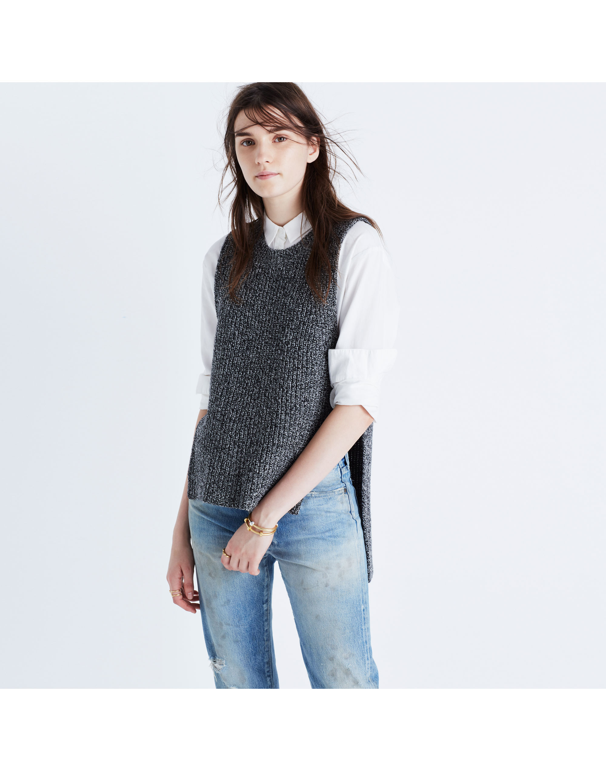 Open-Side Sweater-Vest