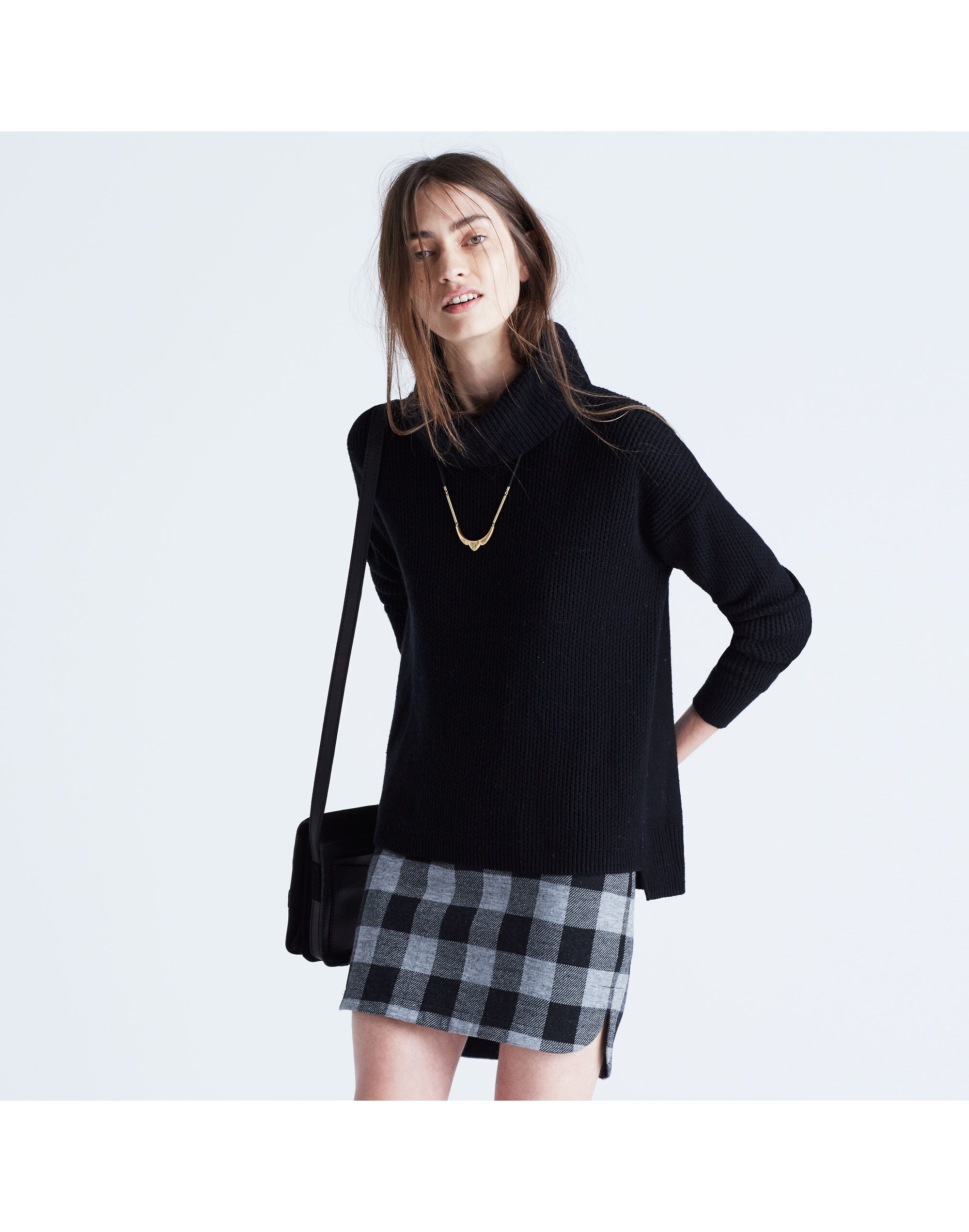 Convertible Turtleneck Sweater