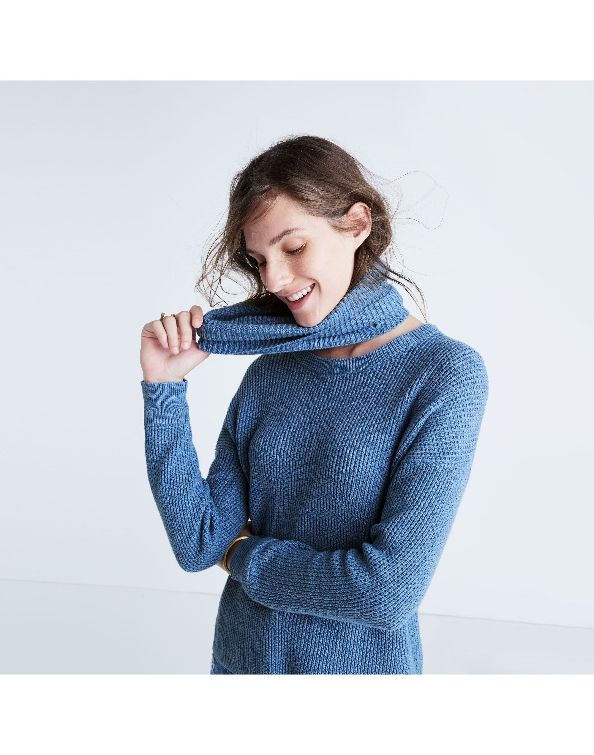 Convertible Turtleneck Sweater