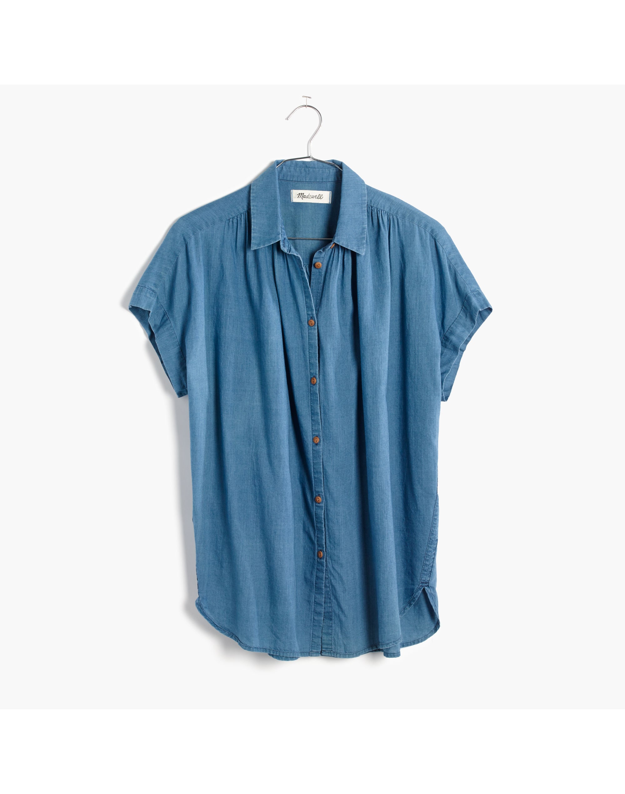 Central Shirt in Bright Indigo