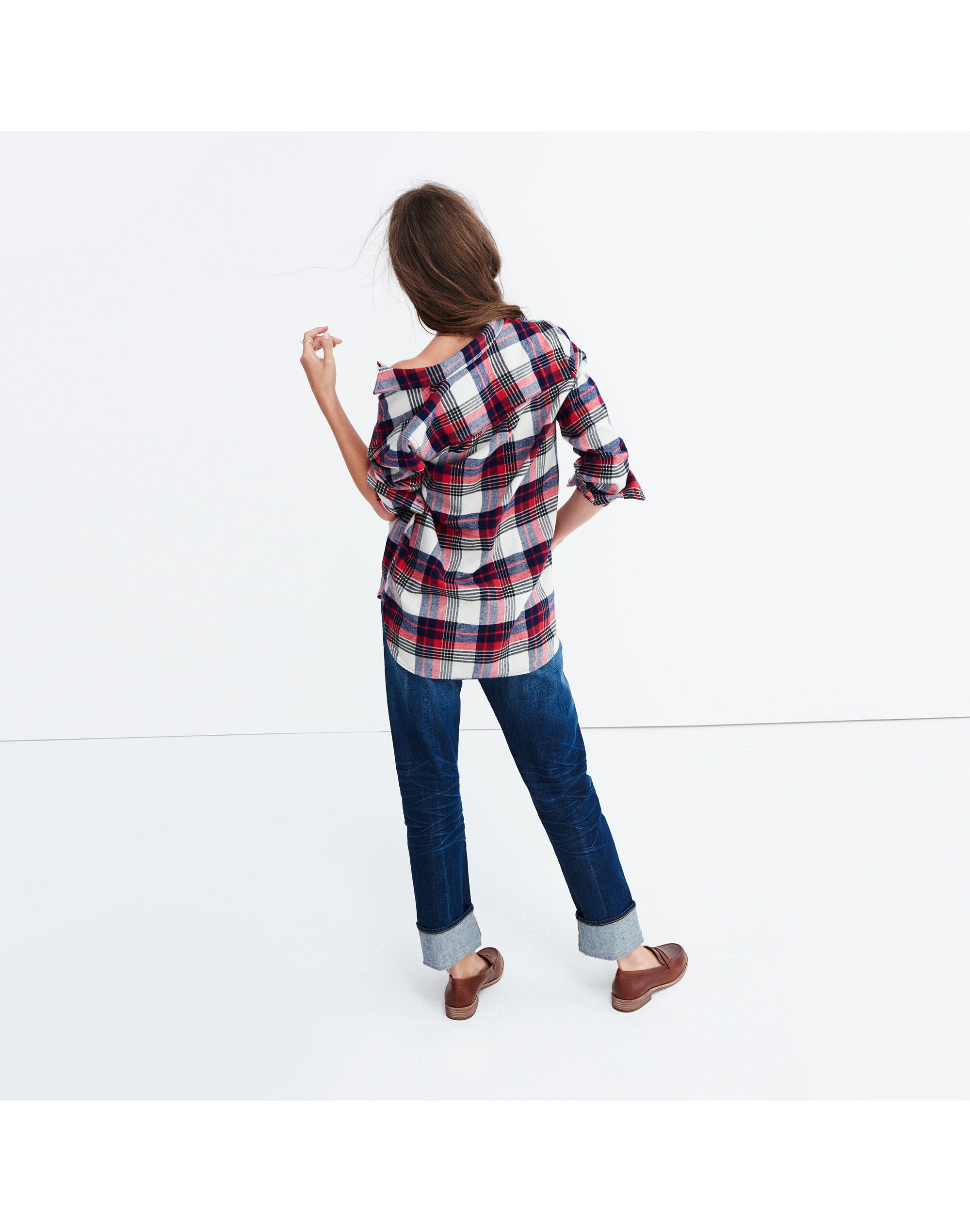 Flannel Classic Ex-Boyfriend Shirt in Drayton Plaid