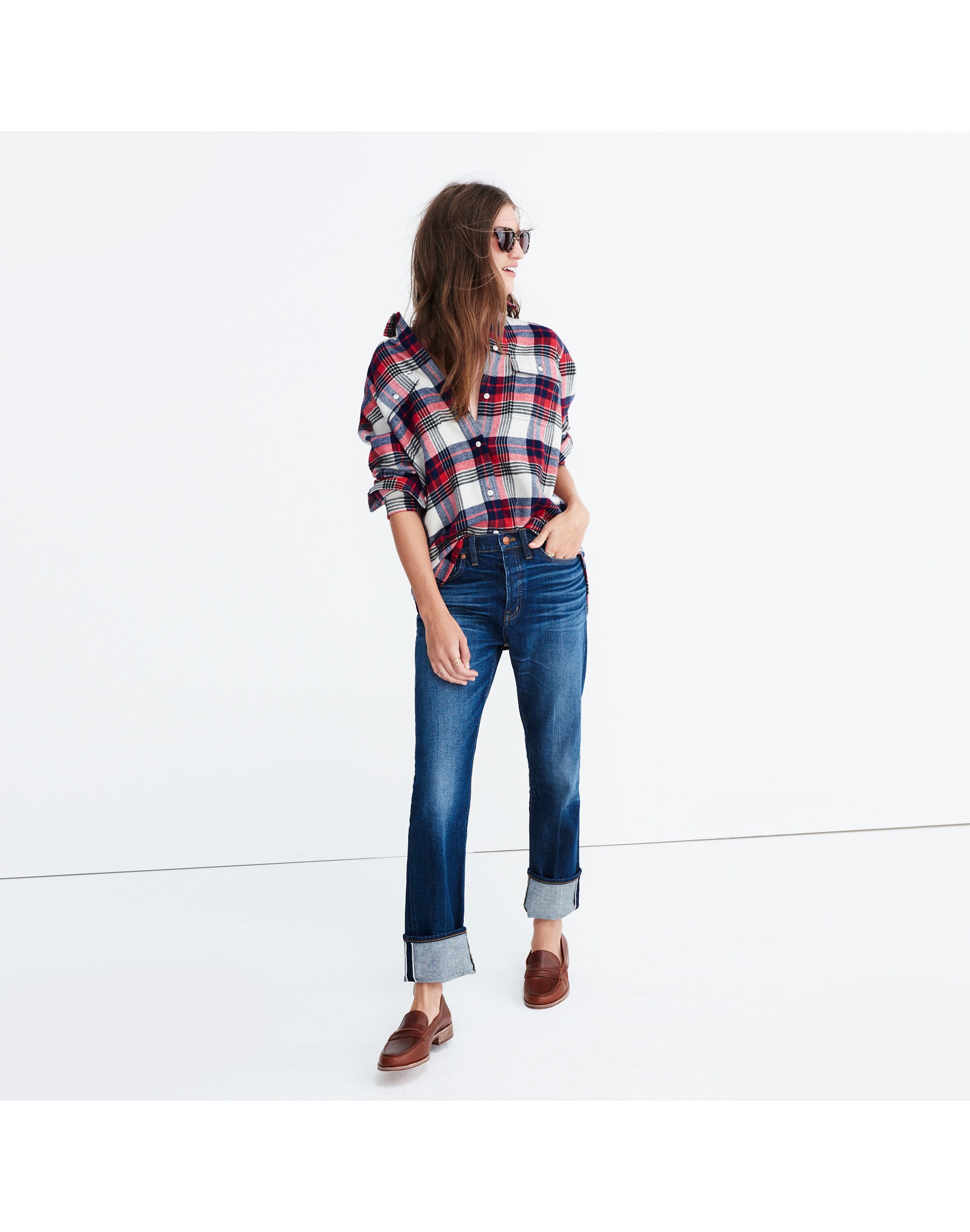 Flannel Classic Ex-Boyfriend Shirt in Drayton Plaid