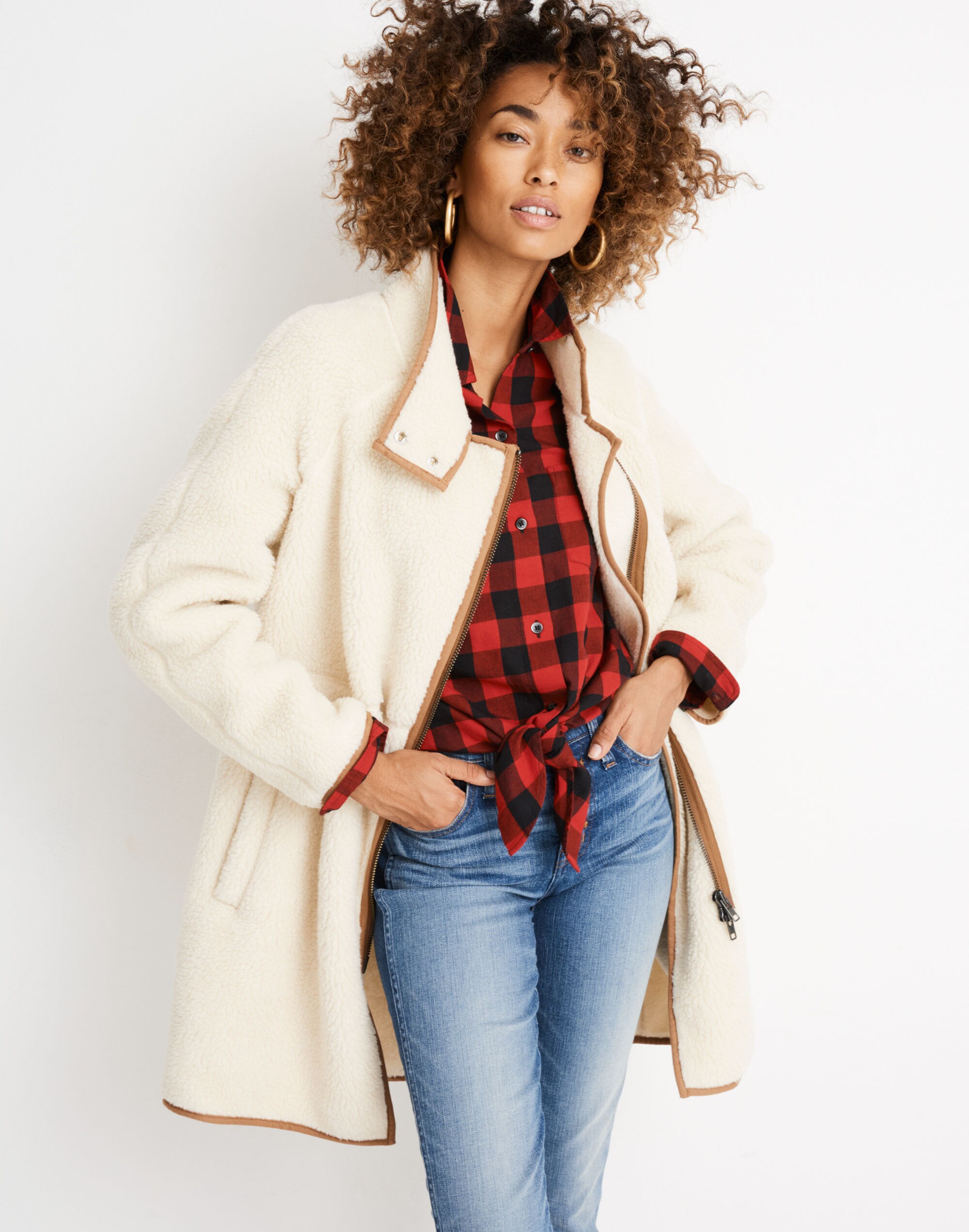 ジャケット・アウター MANOF shaggy cocoon coat MANOF（マノフ）の「SHAGGY COCOON COAT（その他アウター）」 - WEAR