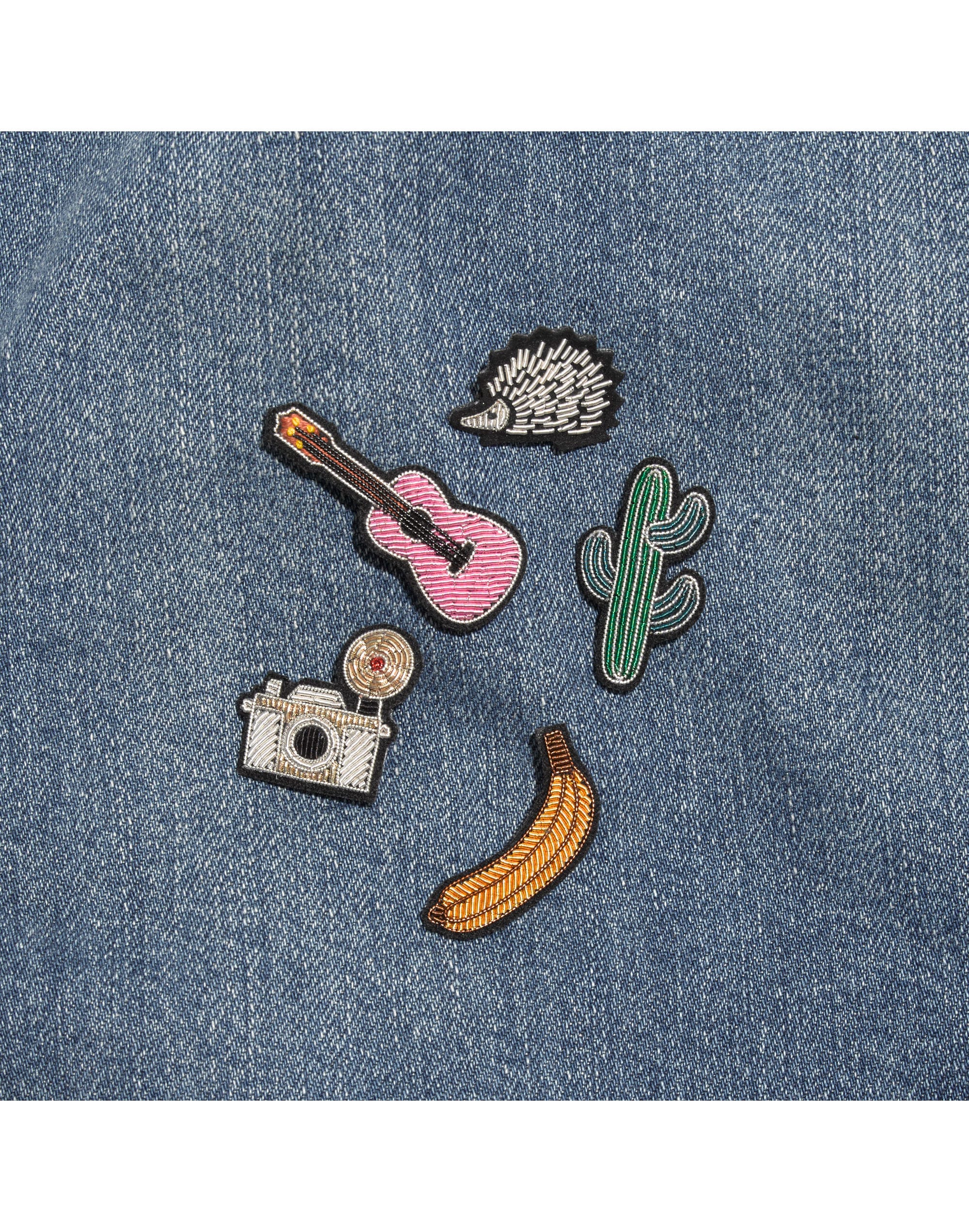 Macon &amp; Lesquoy Hand-Embroidered Pin