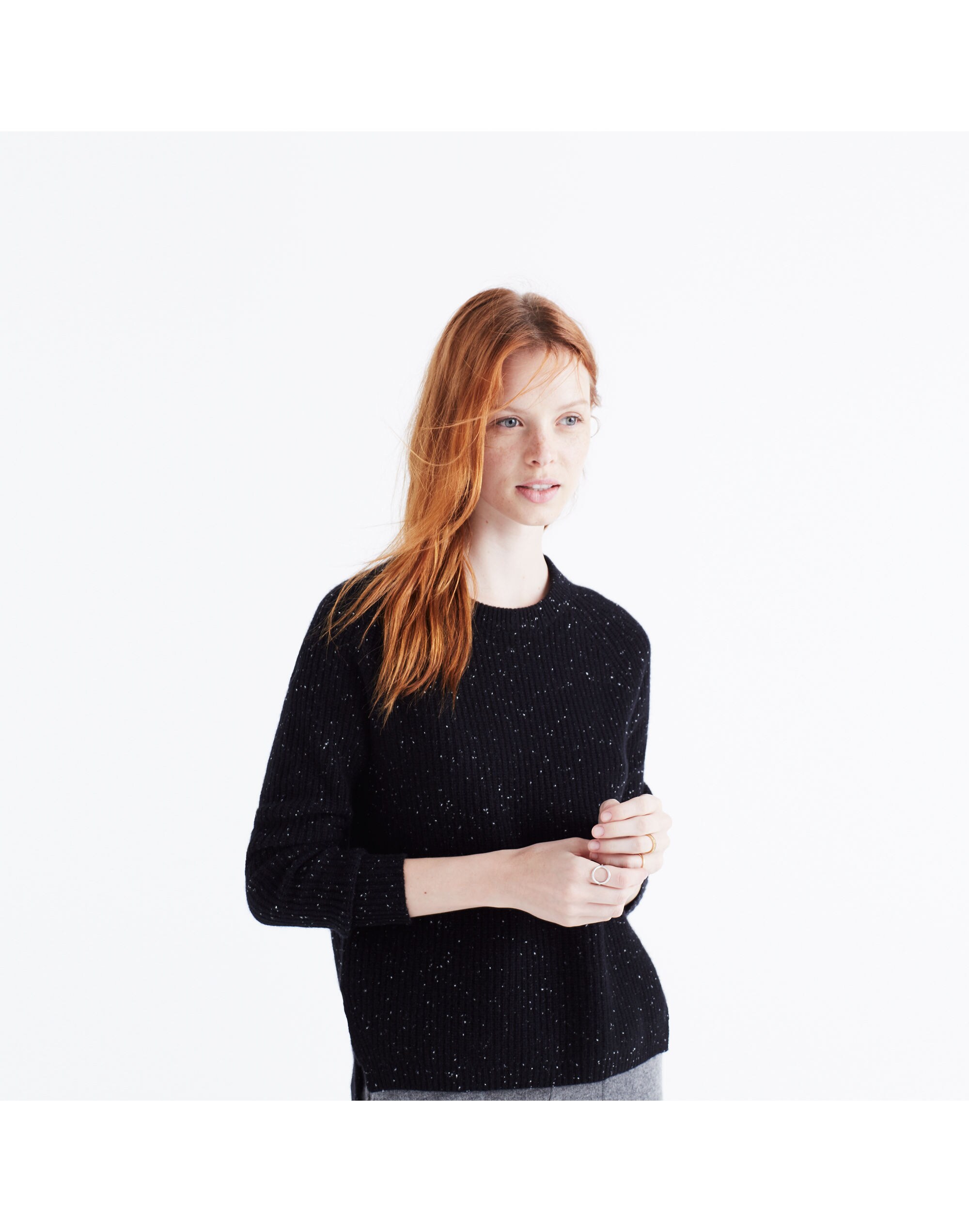 Cashmere Convertible Turtleneck Sweater