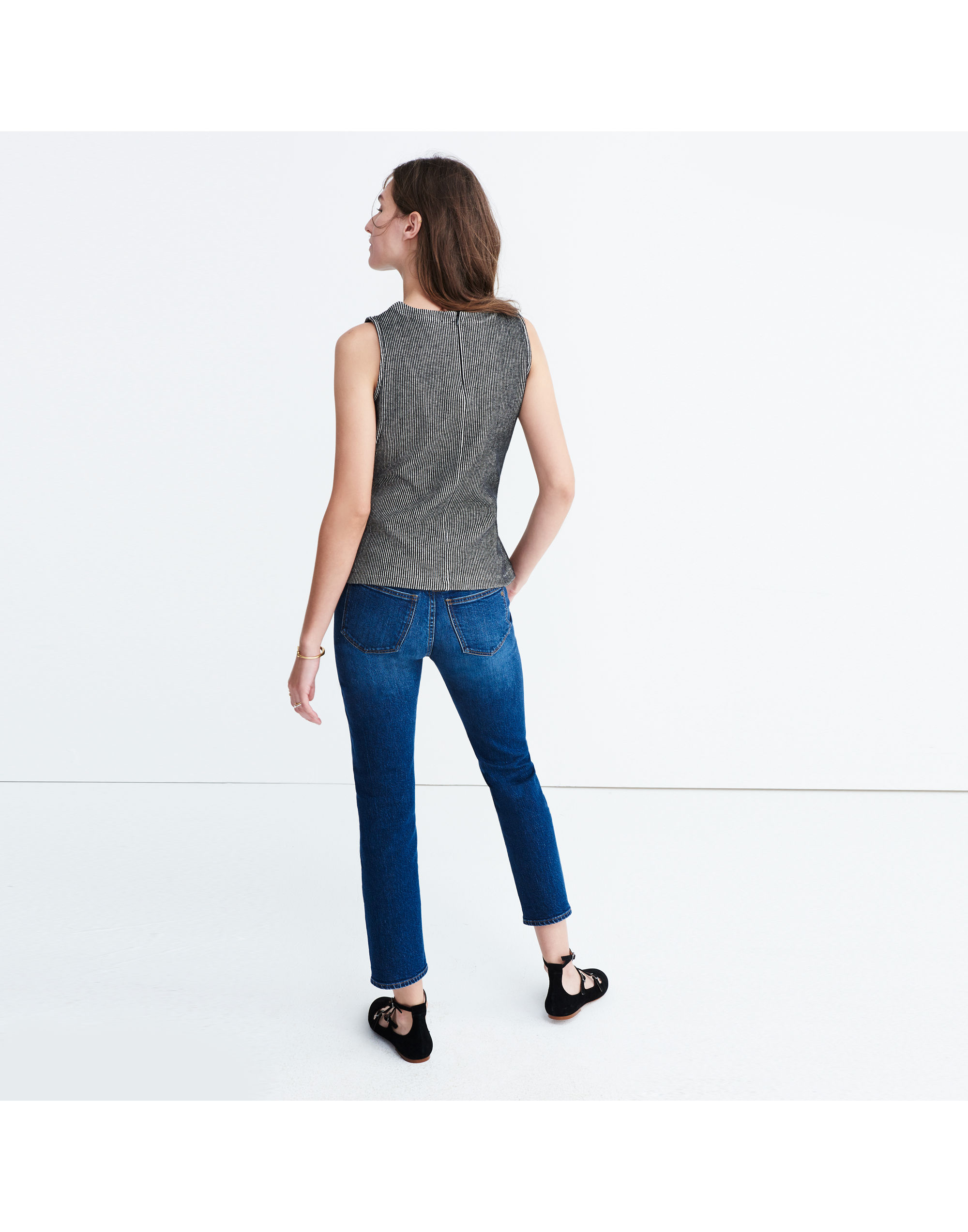 French Rib Tie-Waist Tank