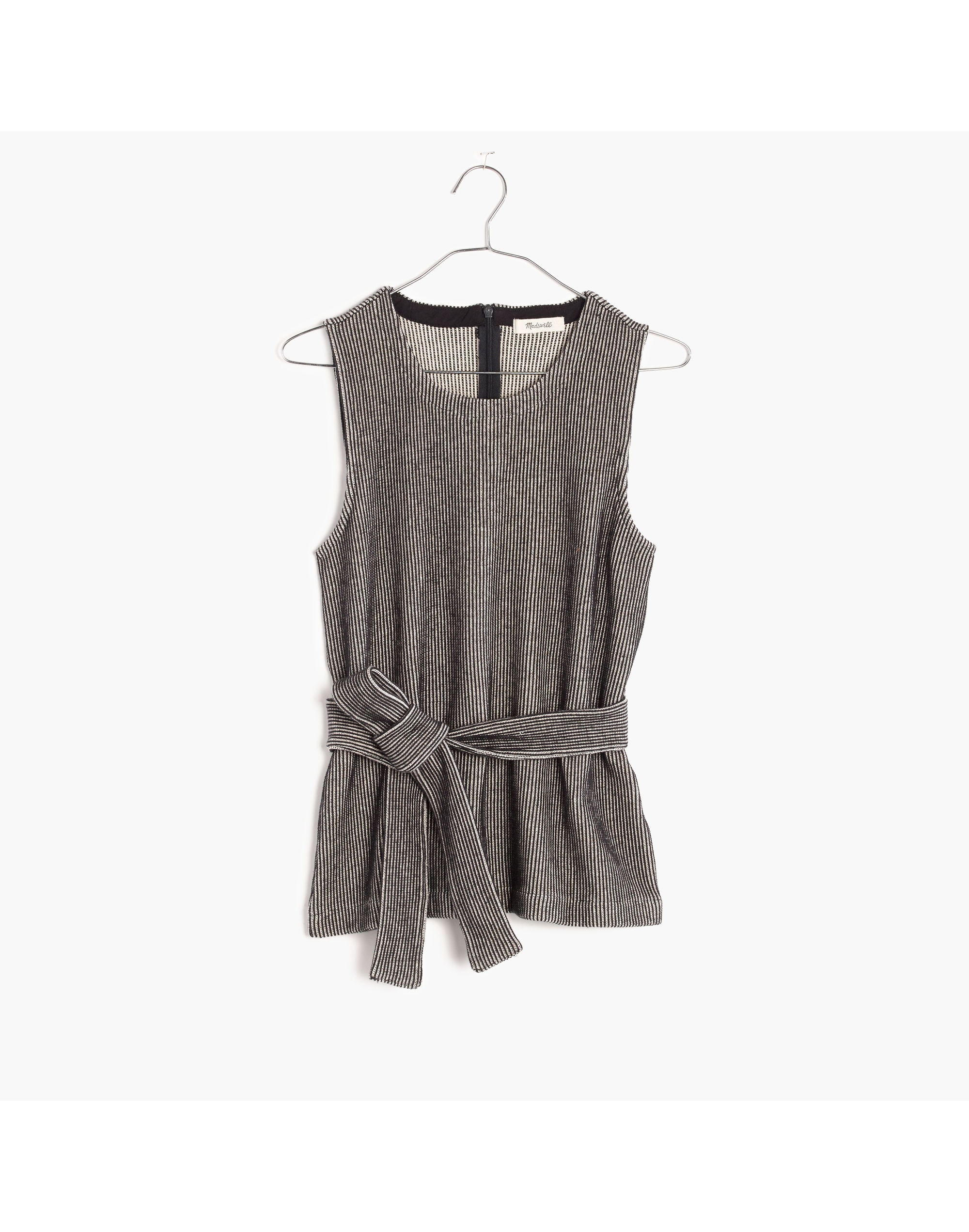 French Rib Tie-Waist Tank