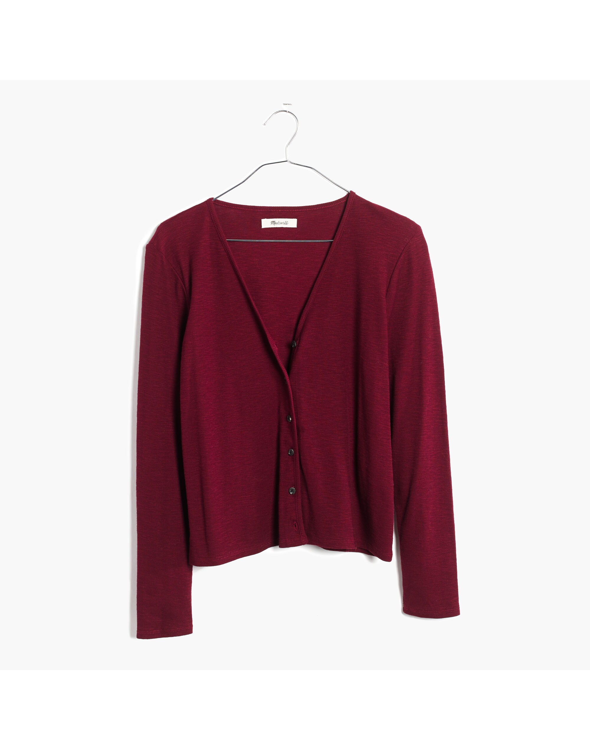 Knit Button-Down Top