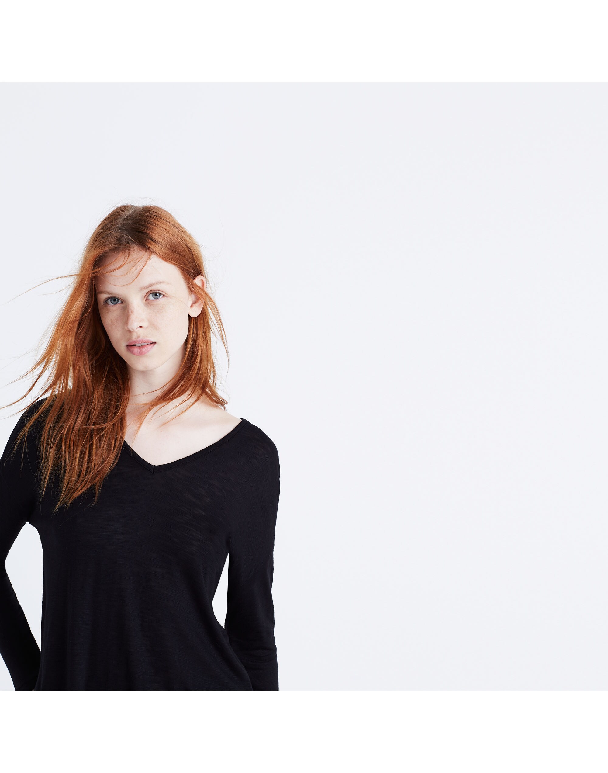 Anthem Long-Sleeve V-Neck Tee