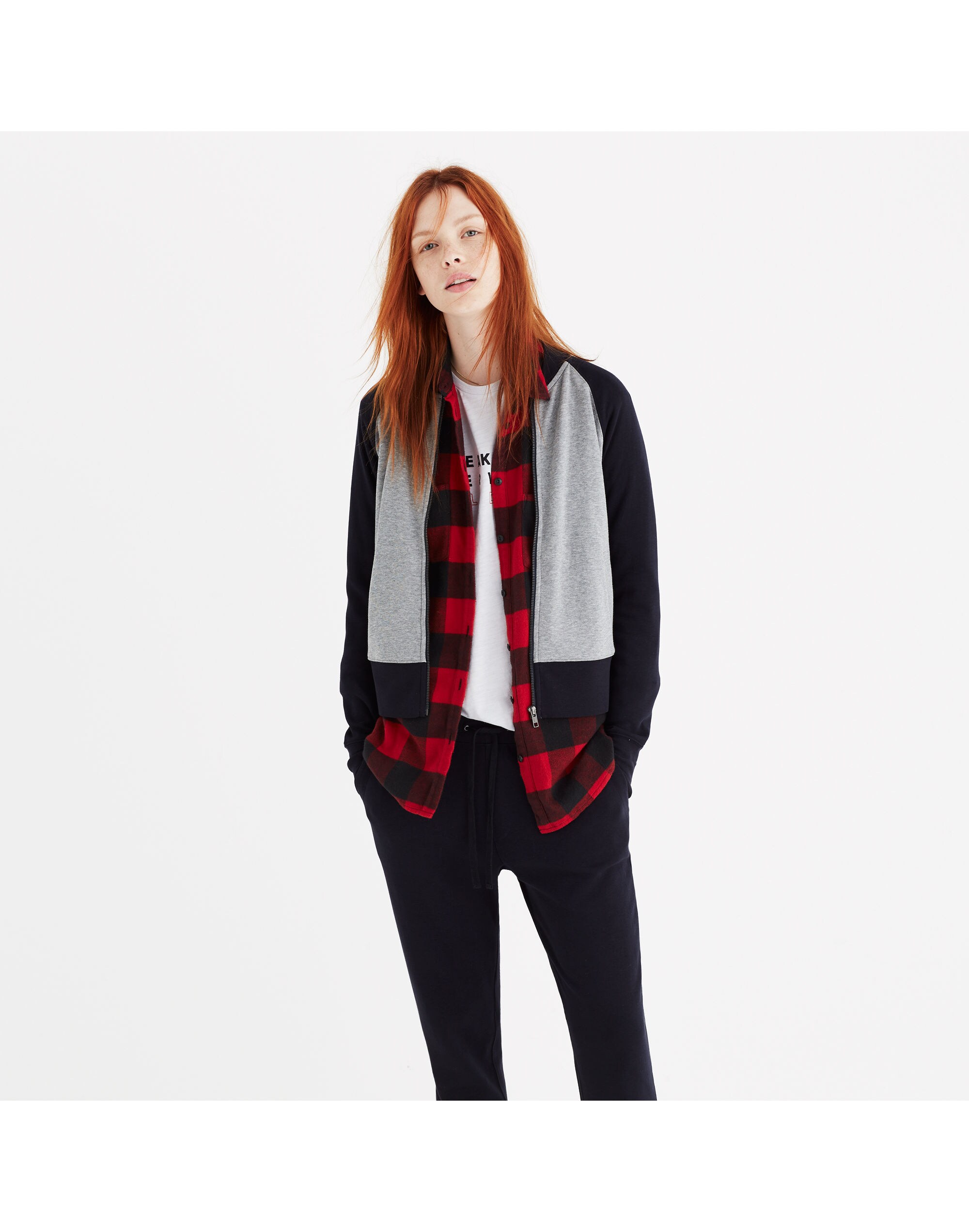 Offline Sweatshirt Bomber Jacket