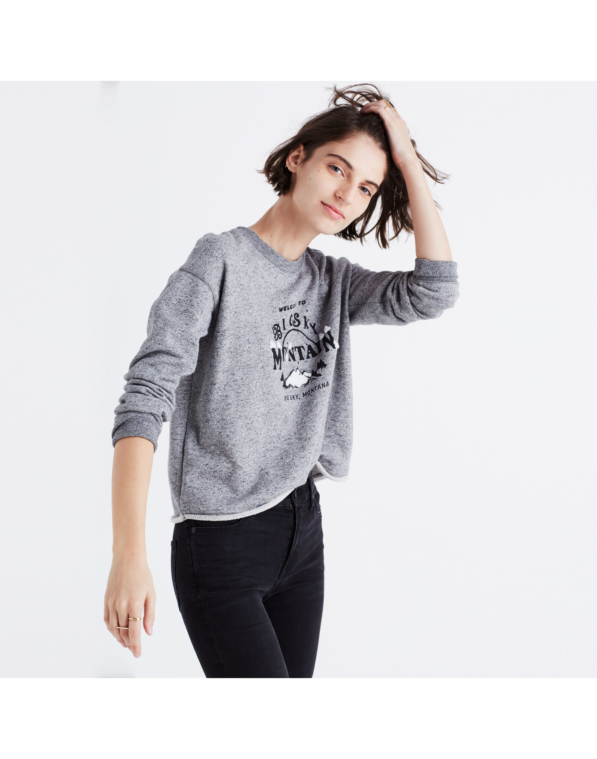 Big Sky Cutoff Sweatshirt