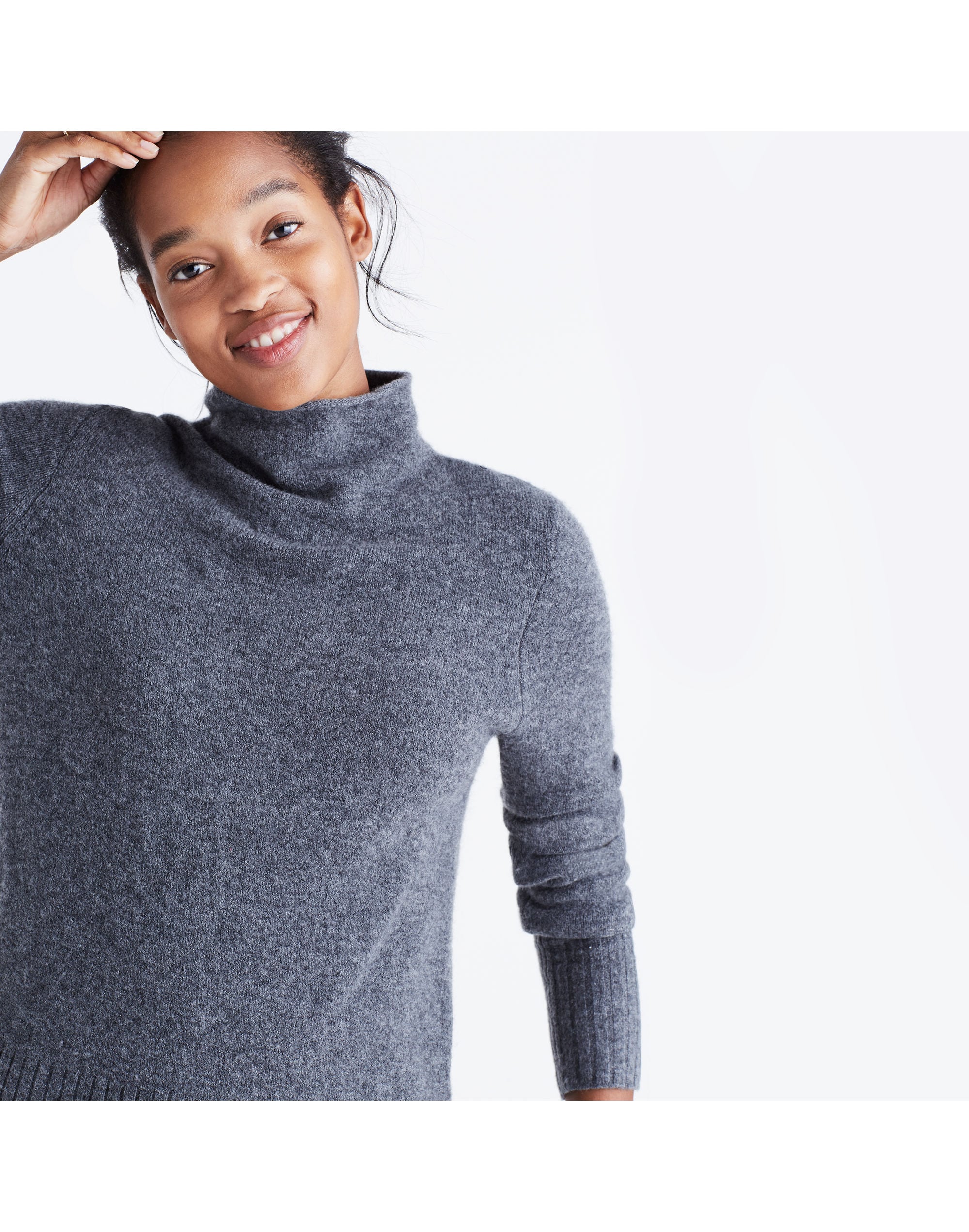 inland turtleneck sweater in coziest yarn