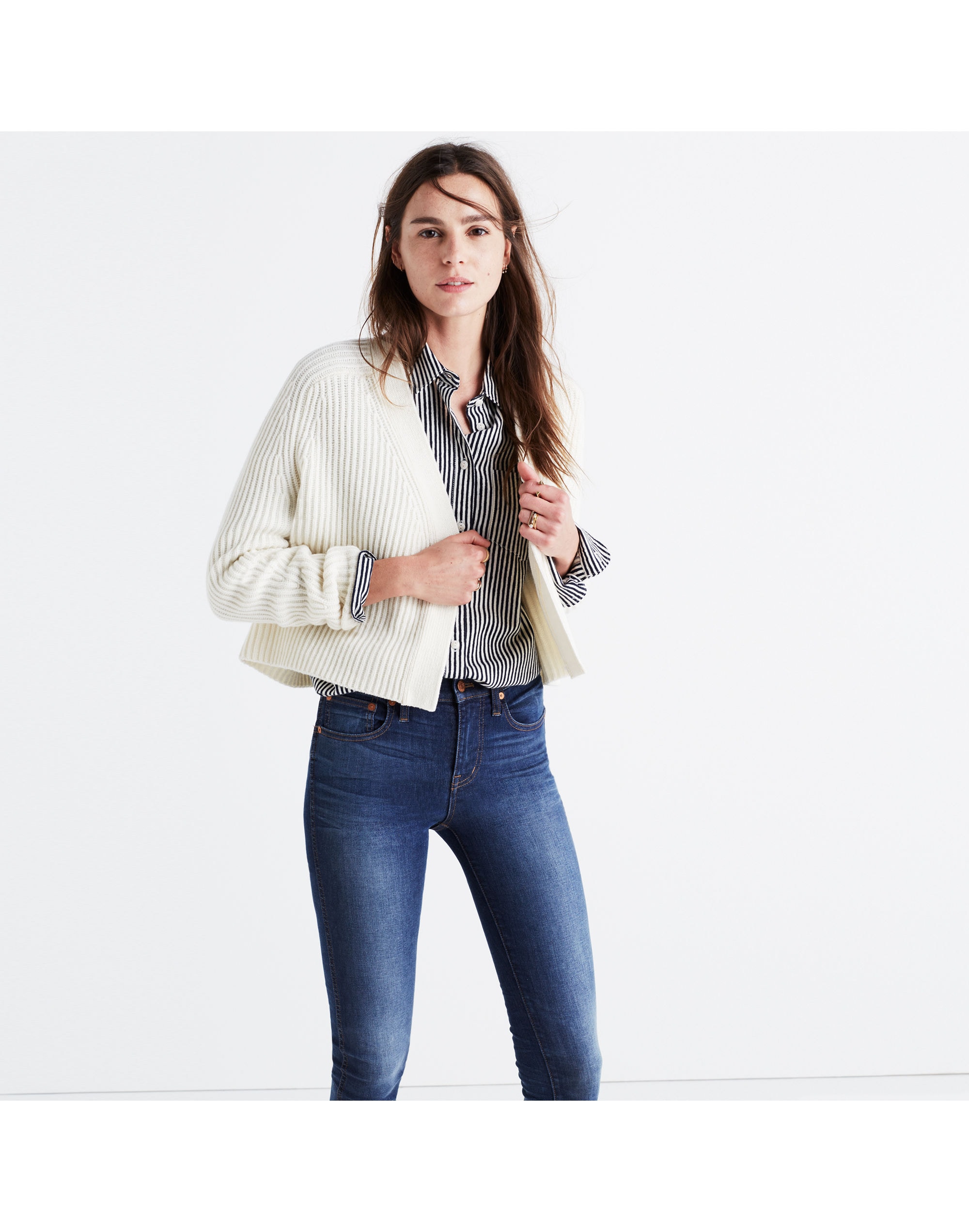 Crop Cardigan Sweater