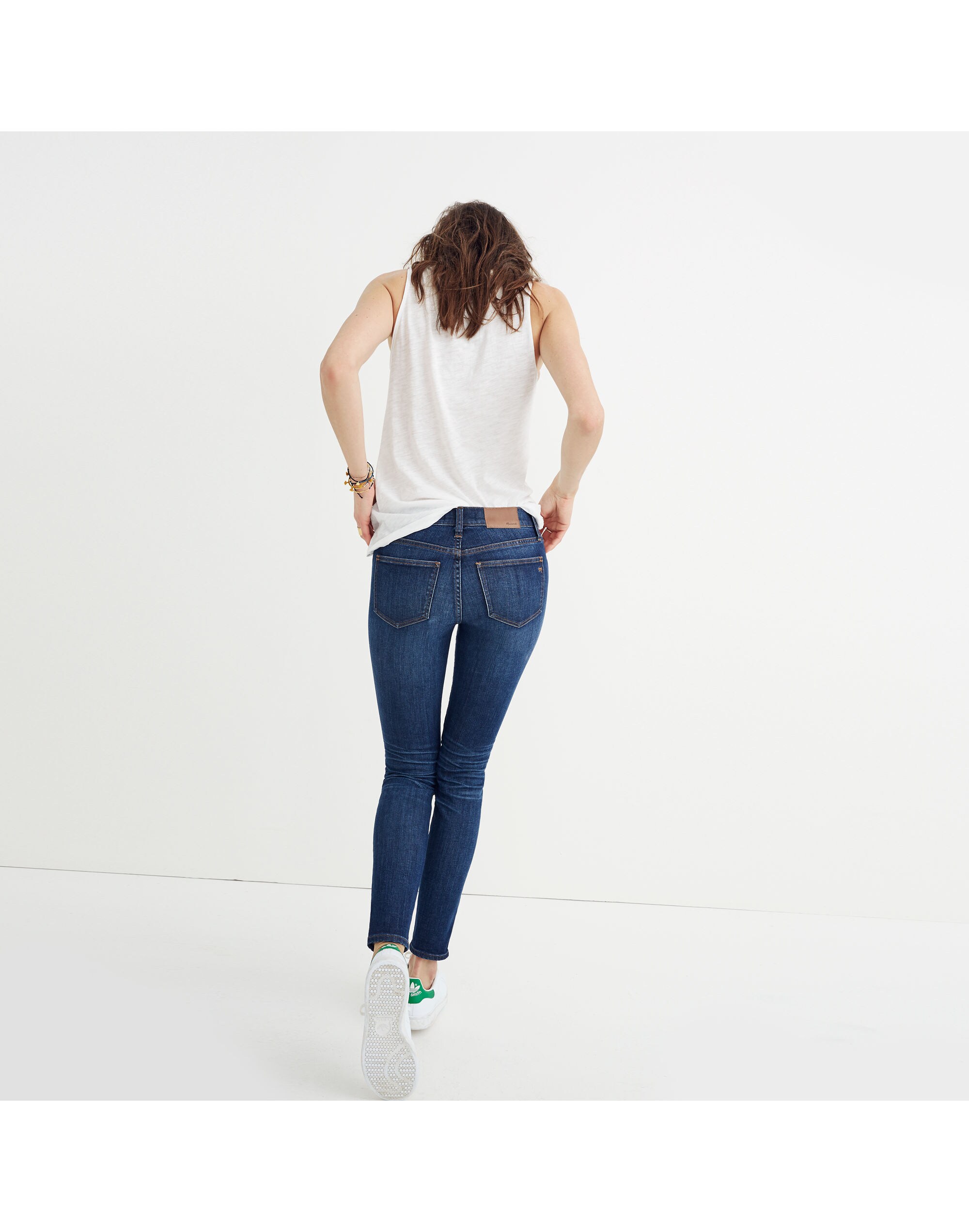 8" Skinny Jeans in Riverdale Wash