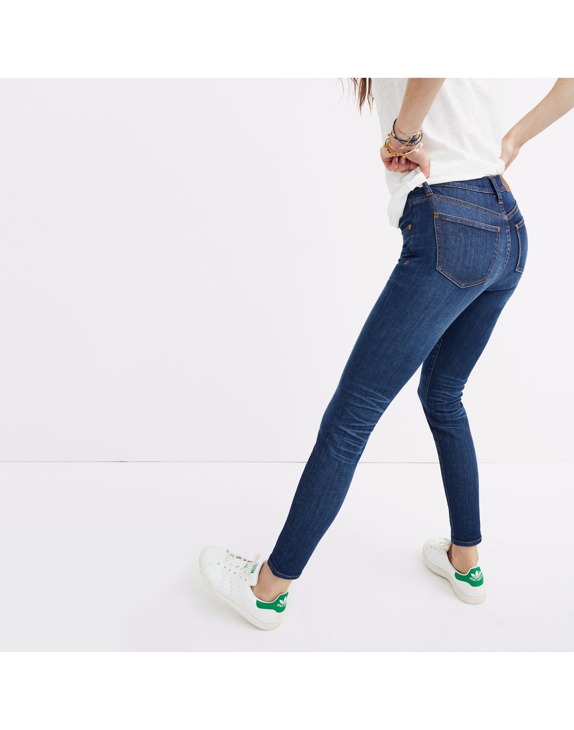 8" Skinny Jeans in Riverdale Wash