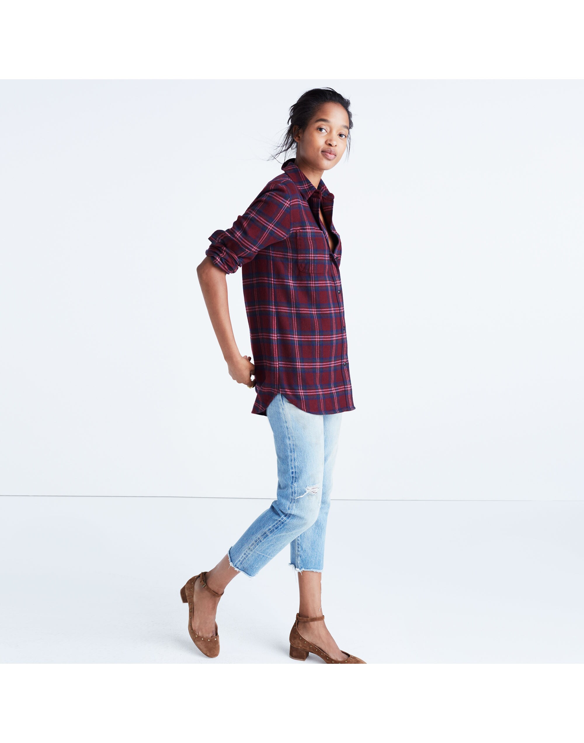 Flannel Classic Ex-Boyfriend Shirt in Jensen Plaid