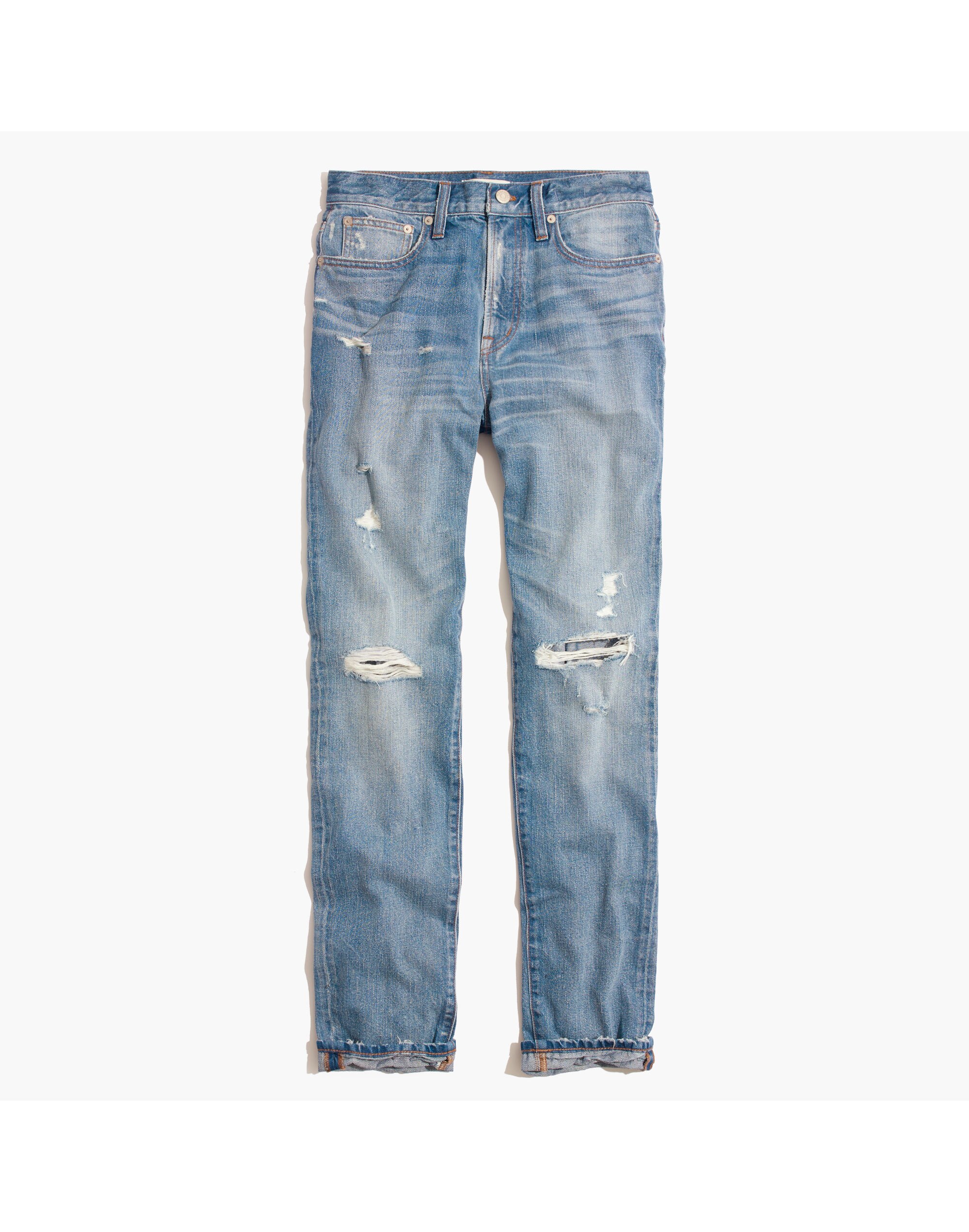 The Perfect Vintage Jean in Chet Wash: Distressed Edition